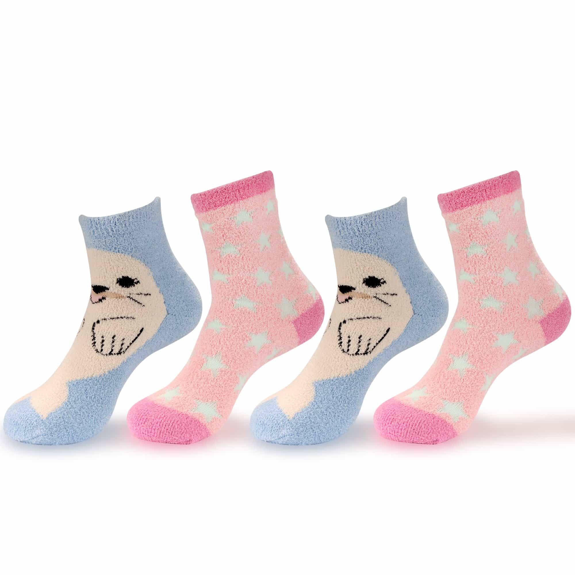 Women's Christmas Fuzzy Socks, Assortment Packs - Image 10