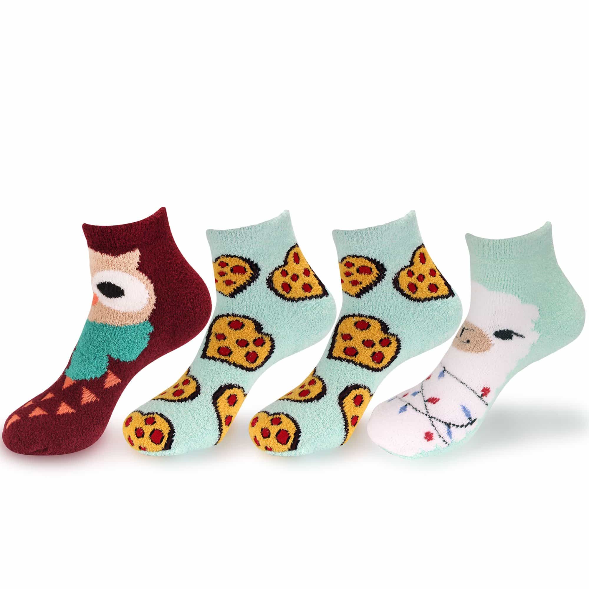 Women's Christmas Fuzzy Socks, Assortment Packs - Image 11