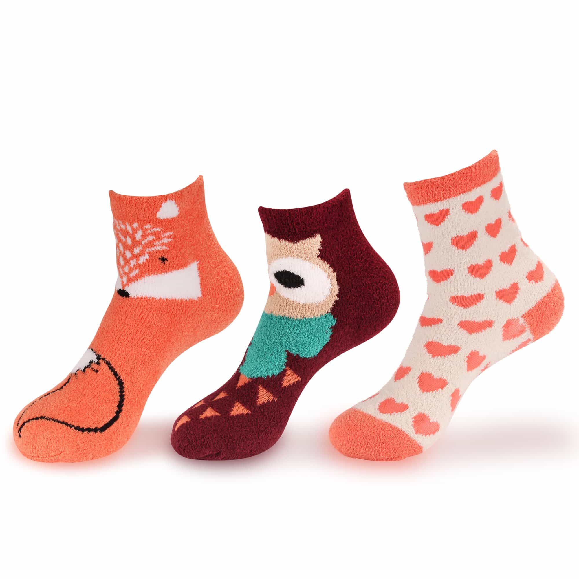 Women's Christmas Fuzzy Socks, Assortment Packs - Image 8