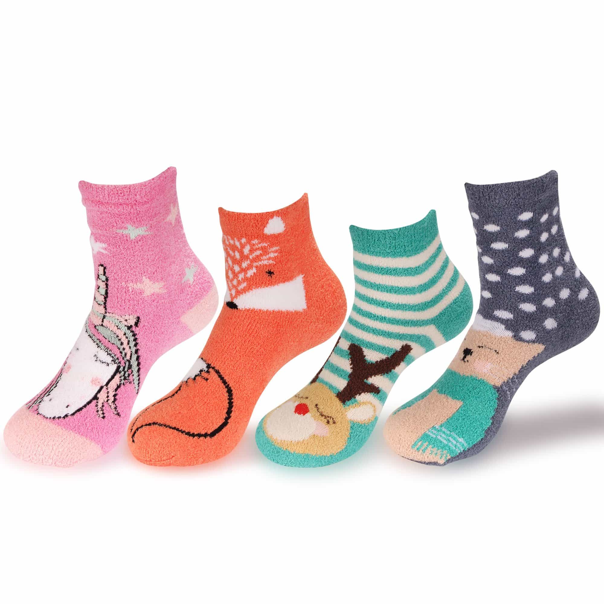 Women's Christmas Fuzzy Socks, Assortment Packs - Image 9