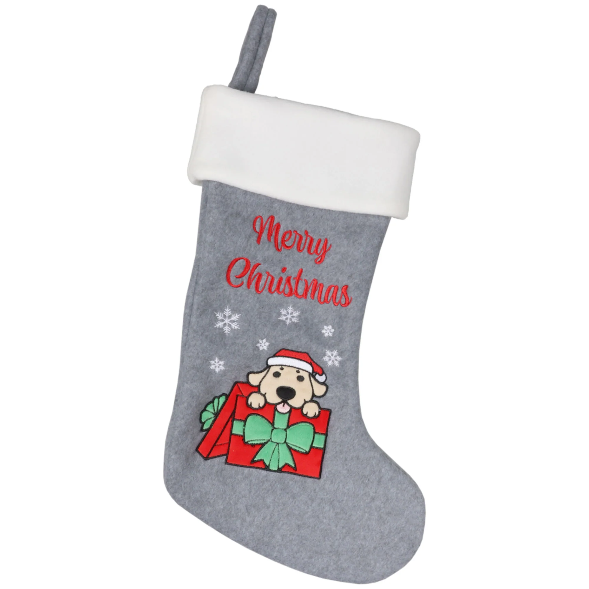 Hand-Embroidered Christmas Stockings - Image 28