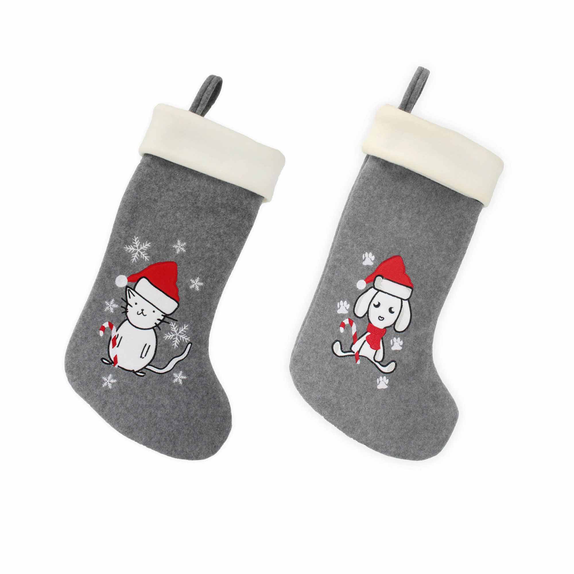 Hand-Embroidered Christmas Stockings - Image 36