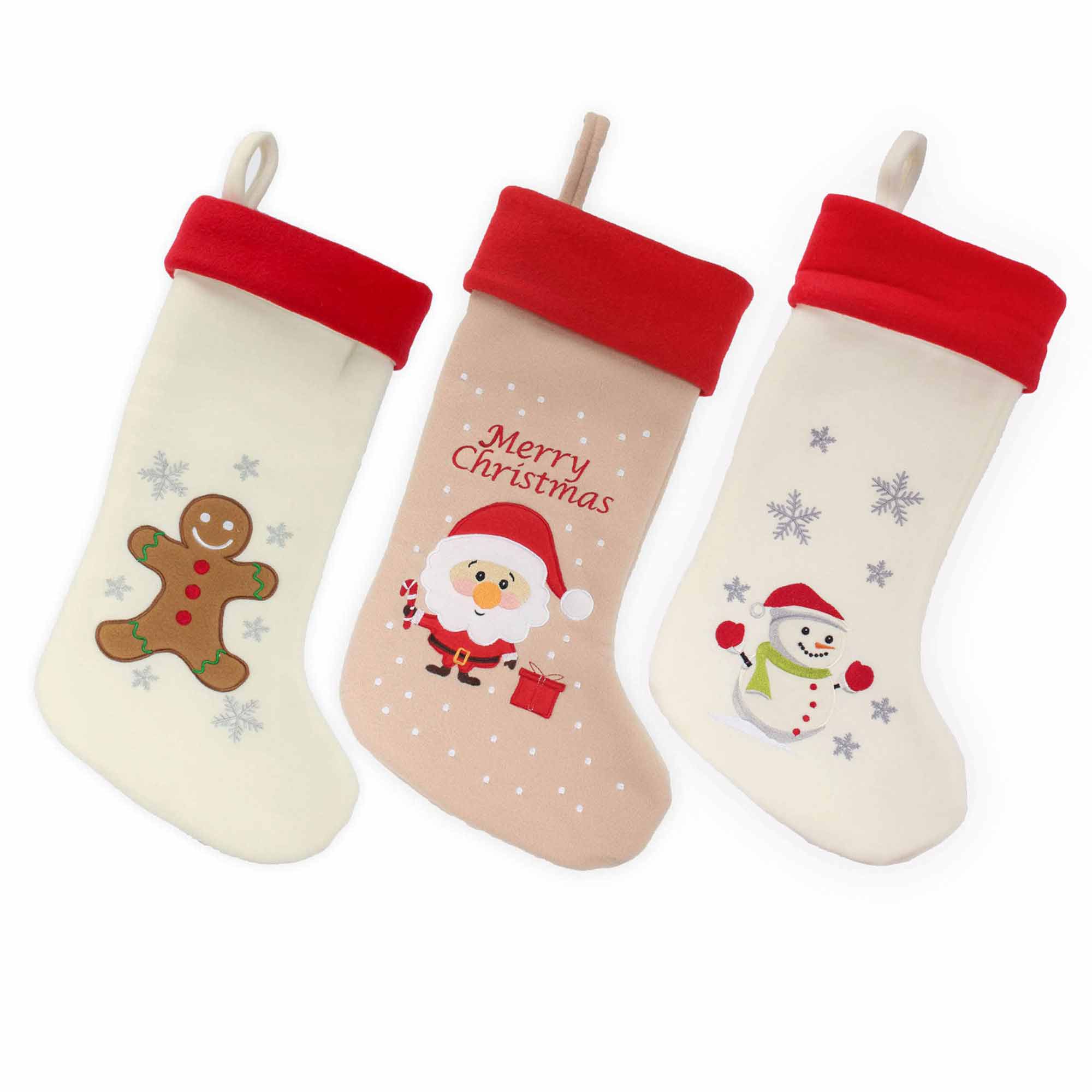 Hand-Embroidered Christmas Stockings - Image 37