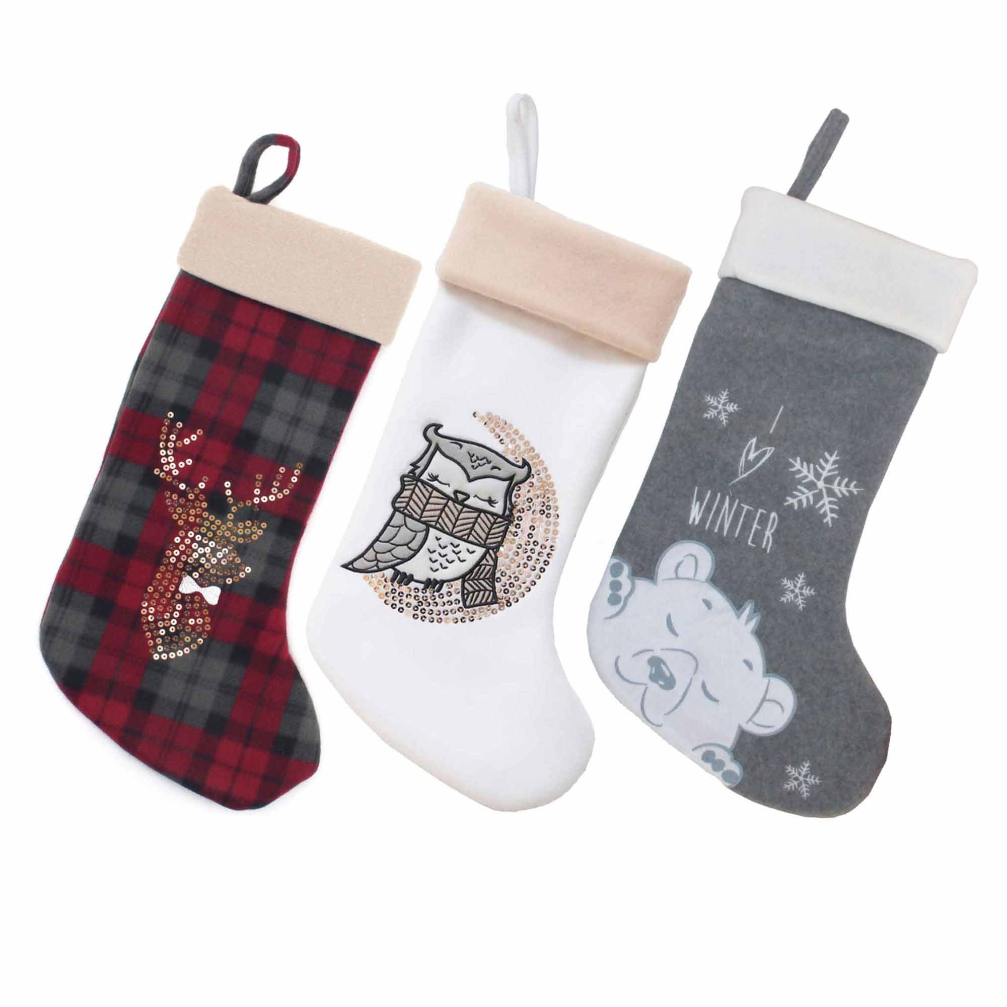 Hand-Embroidered Christmas Stockings - Image 41