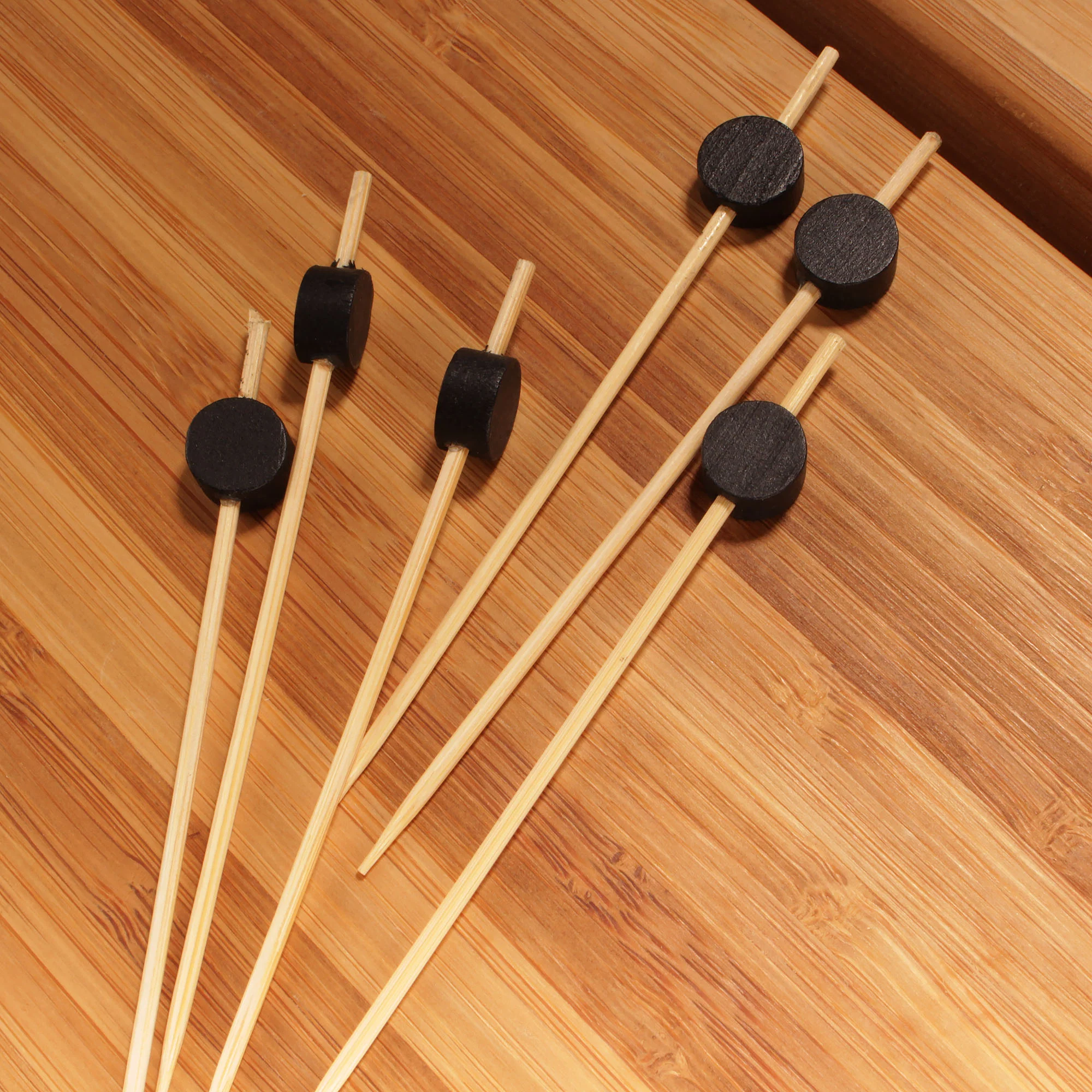 Circle Disk Bamboo Food Picks - Image 2