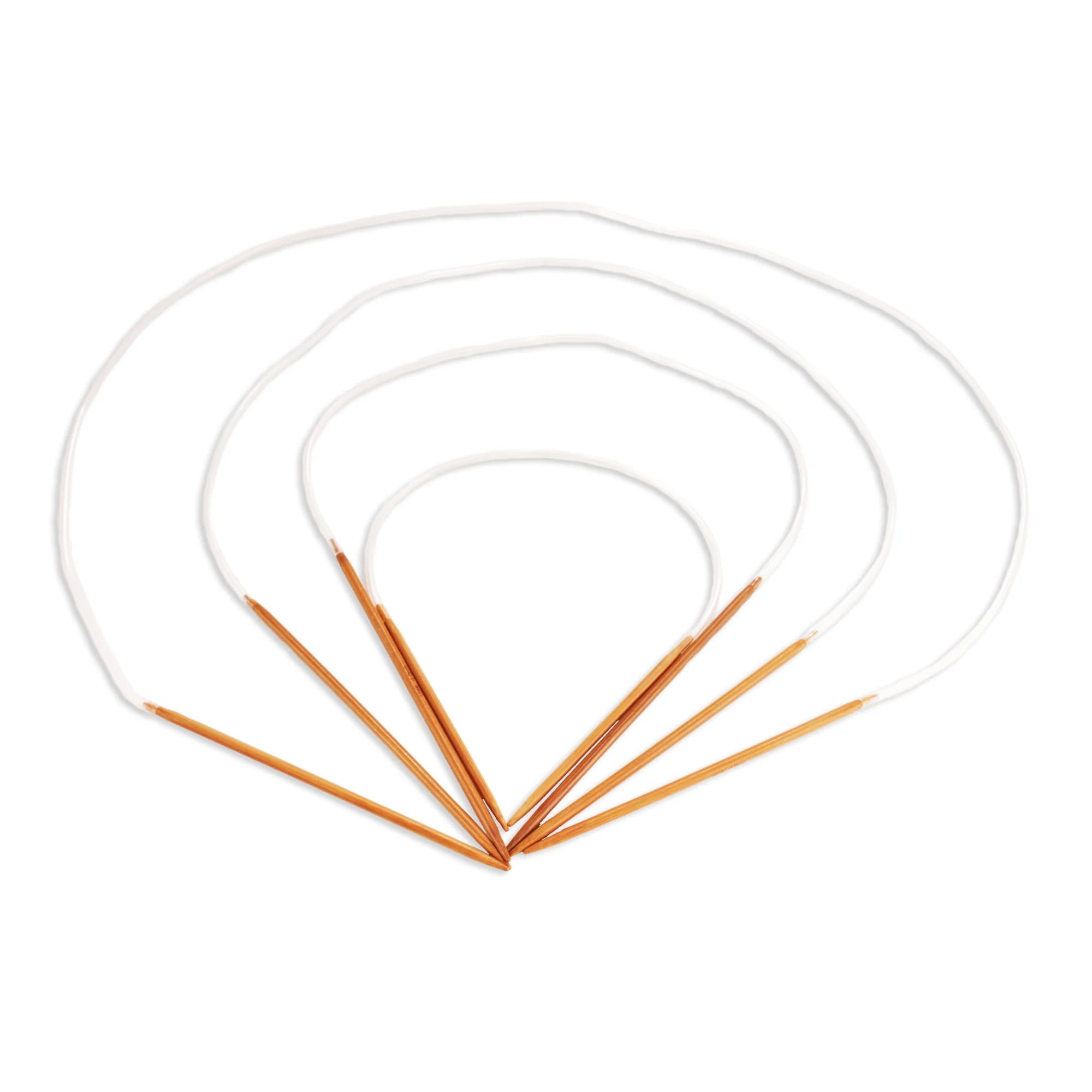 Circular Bamboo Knitting Needles Set: 4 Lengths/Size - Image 17