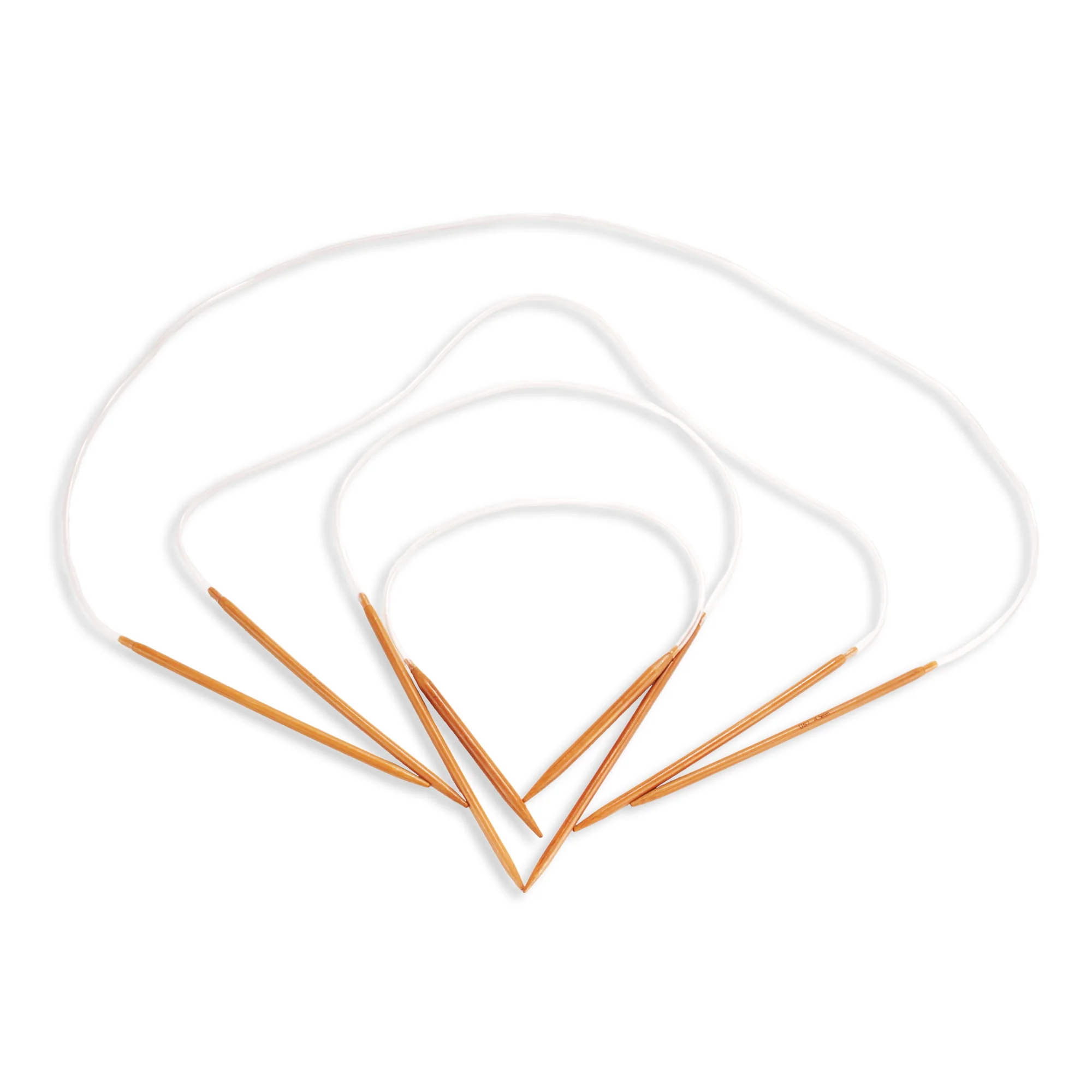 Circular Bamboo Knitting Needles Set: 4 Lengths/Size - Image 18