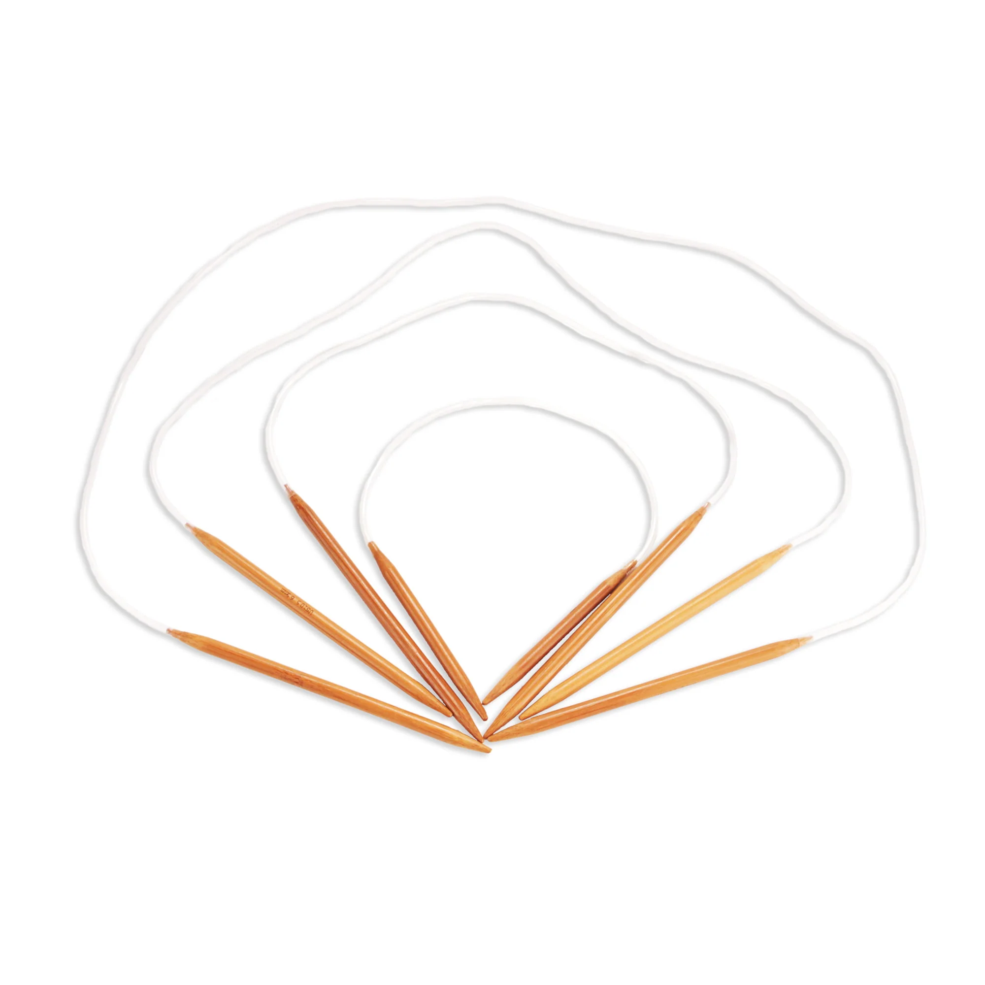 Circular Bamboo Knitting Needles Set: 4 Lengths/Size - Image 22