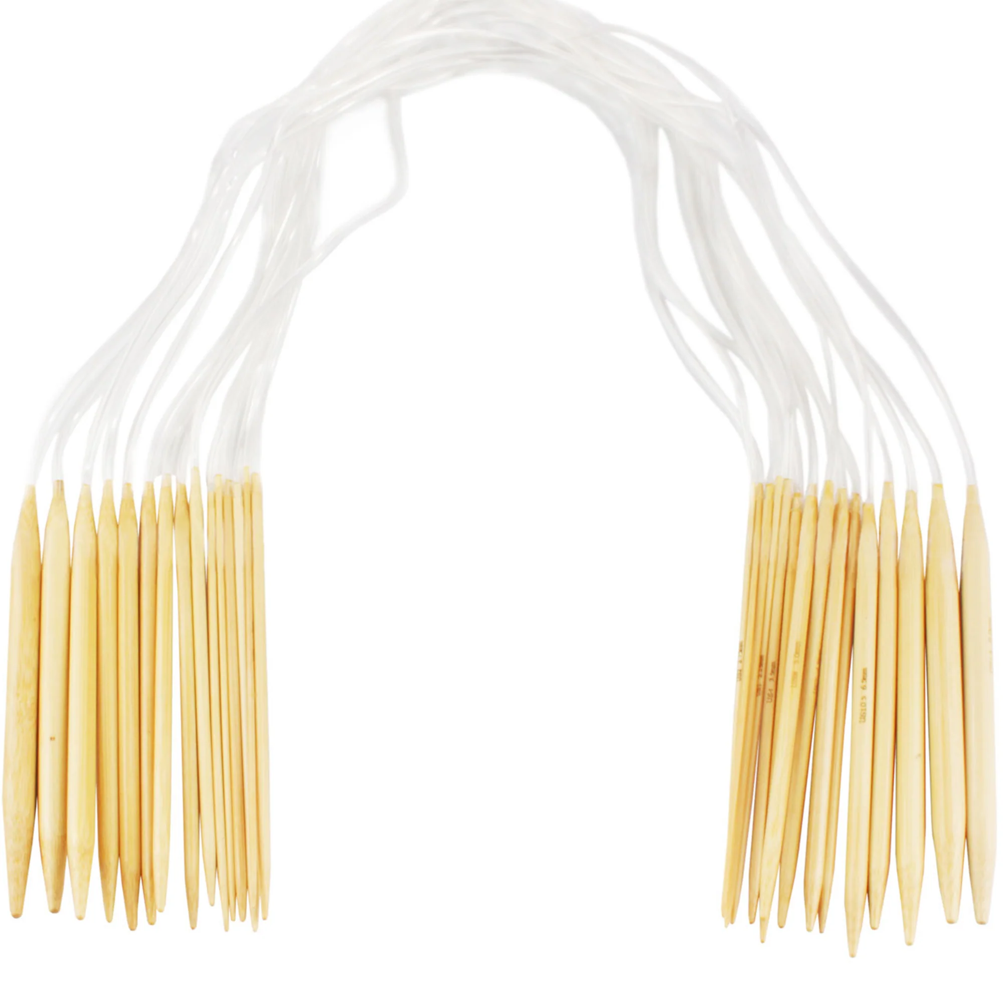 Circular Bamboo Knitting Needles Set: 15 Sizes - Image 12