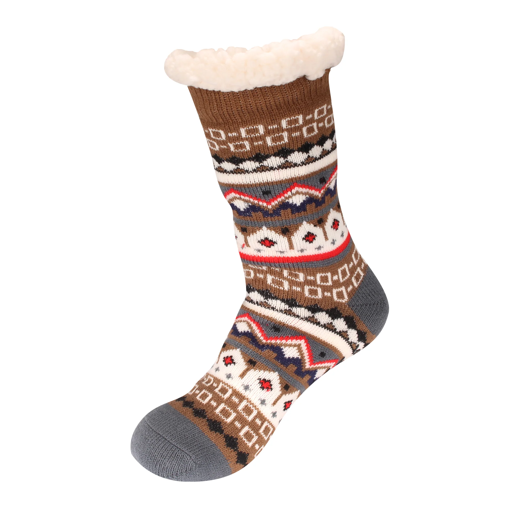 Women's Classic Fleeced Thermal Cabin Crew Socks: 1 Pair - Image 11