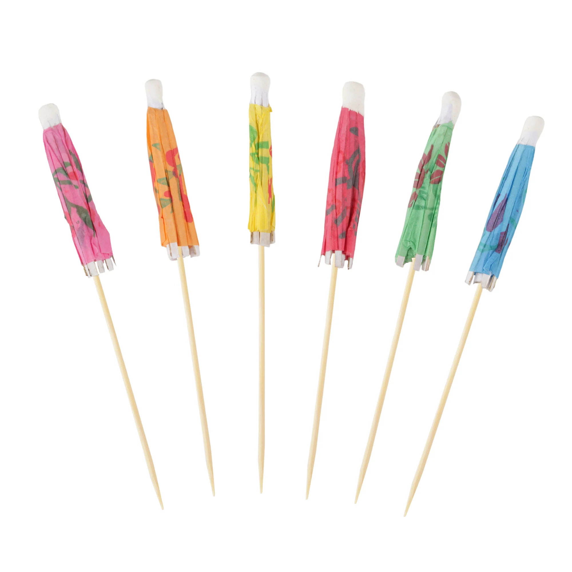 Umbrella Bamboo Food Picks - Image 10