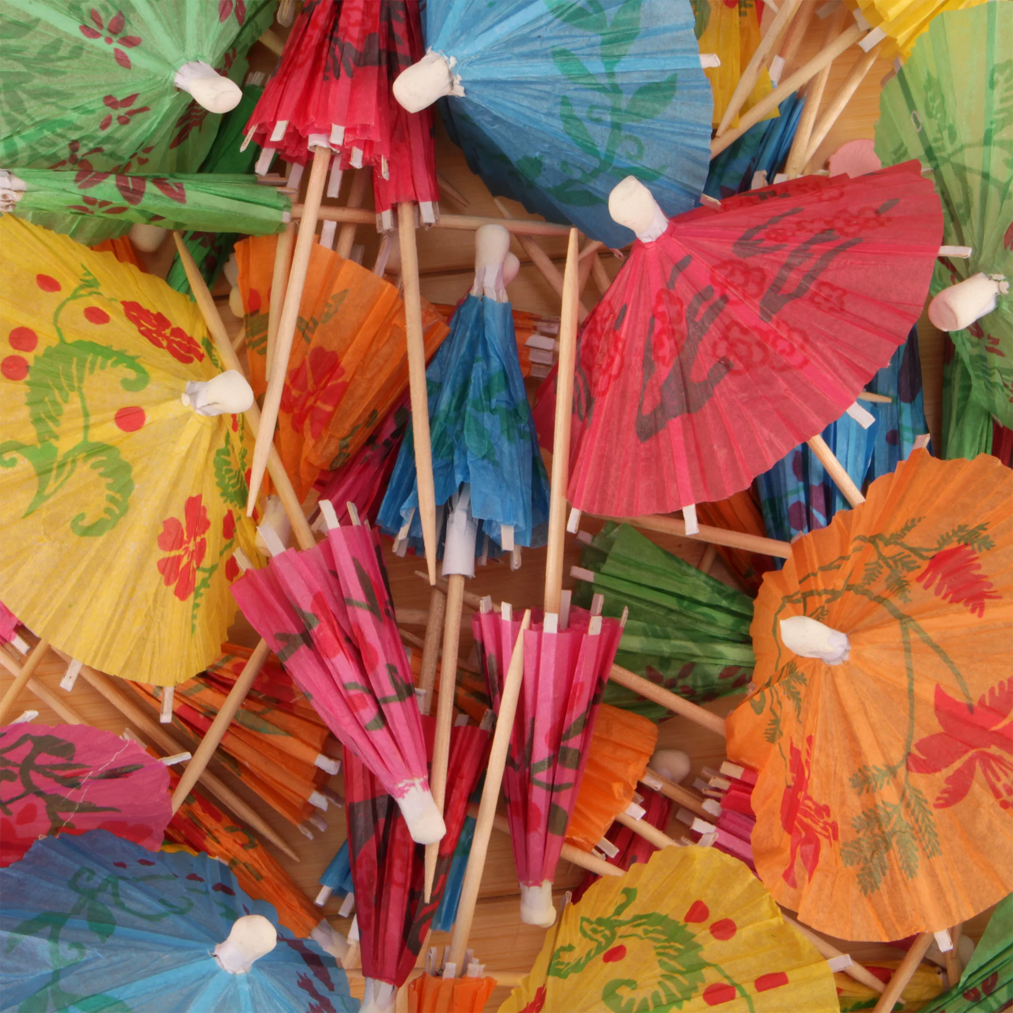 Umbrella Bamboo Food Picks - Image 8