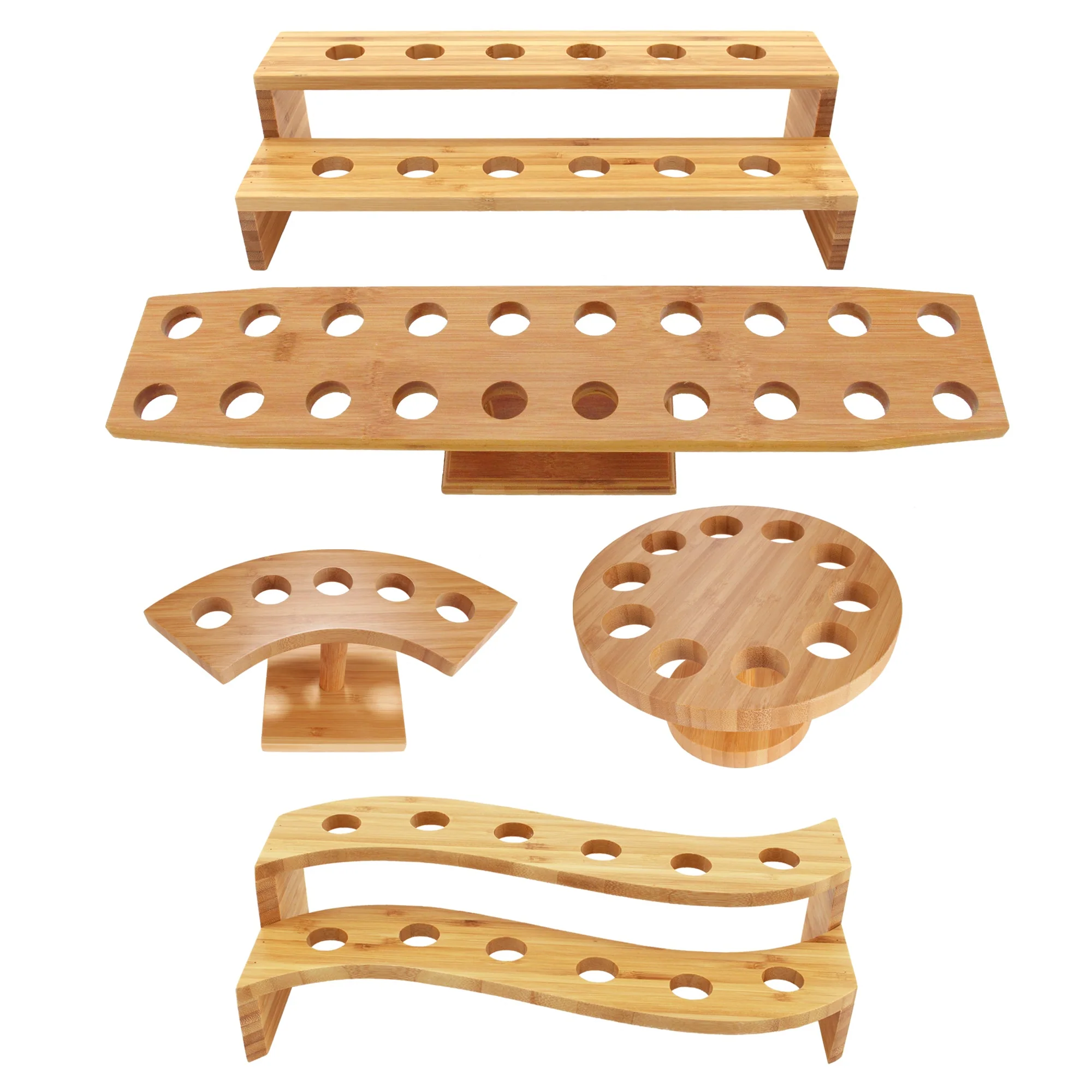 Bamboo Cone Stands w/ Skewers and Cones - Image 4
