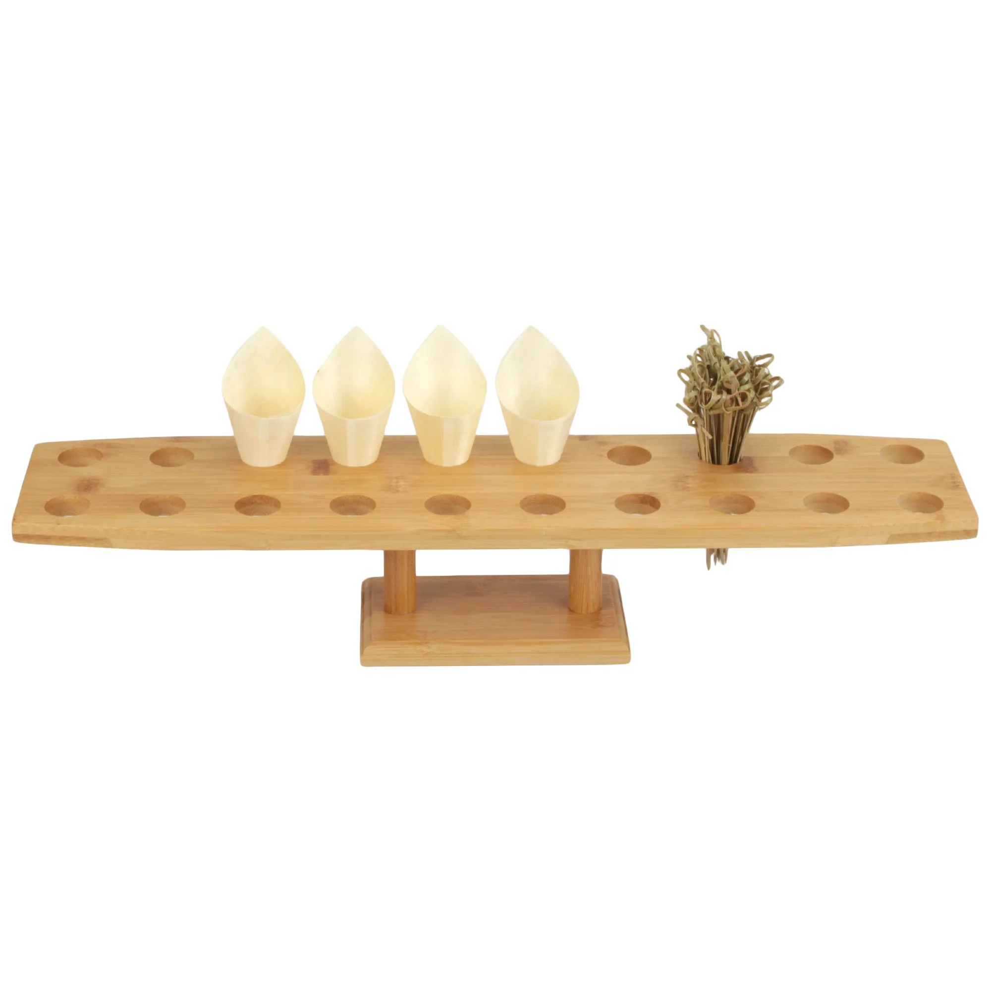 Bamboo Cone Stands w/ Skewers and Cones - Image 7