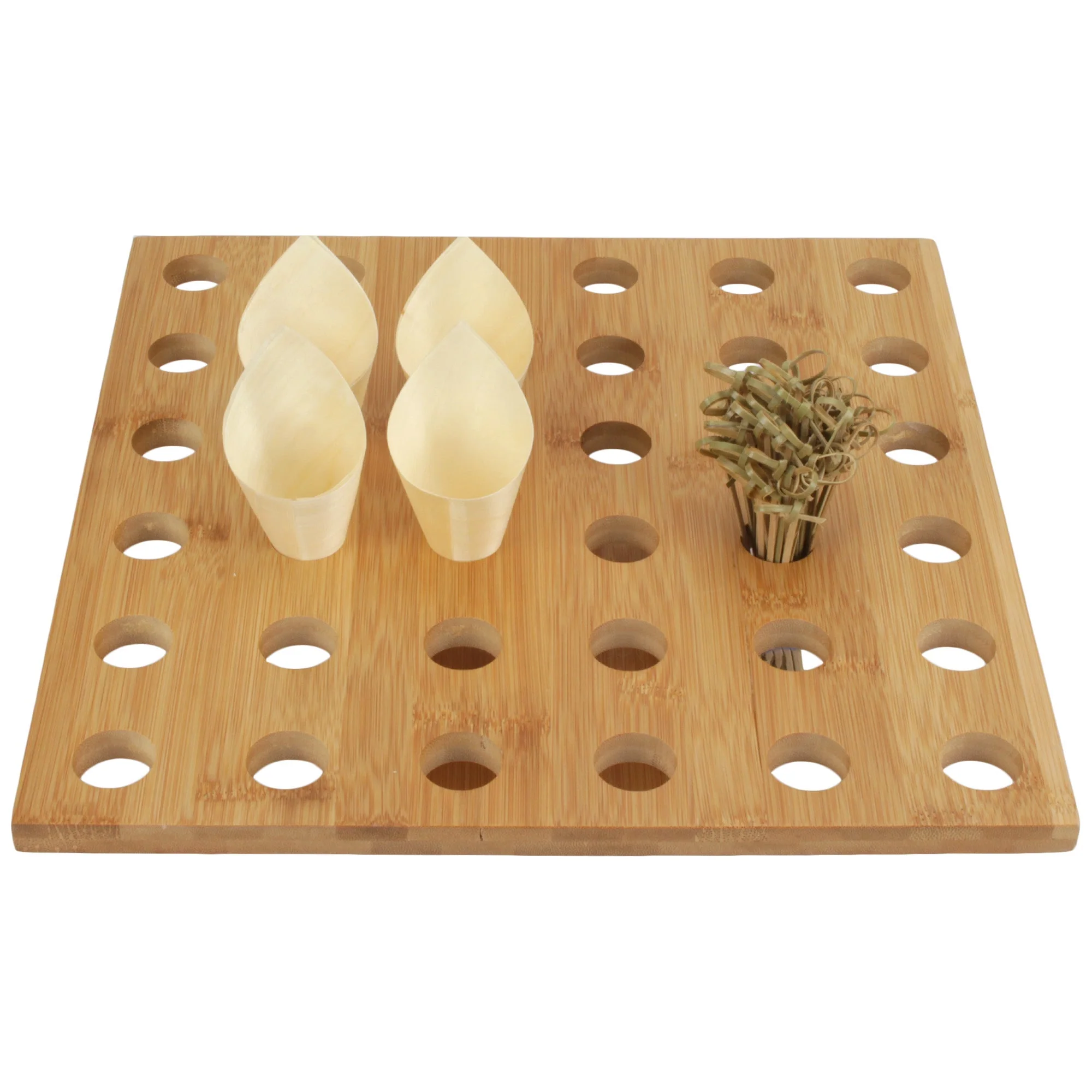 Bamboo Cone Stands w/ Skewers and Cones - Image 8