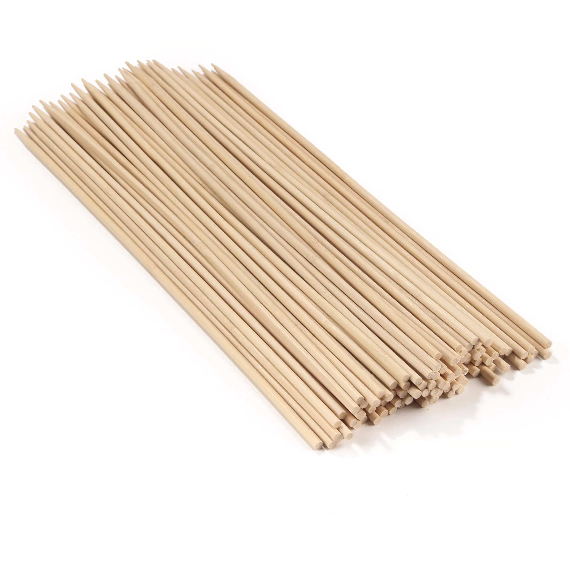 Corn Dog Candy Apple Semi-Point Round Bamboo Skewers - Image 11