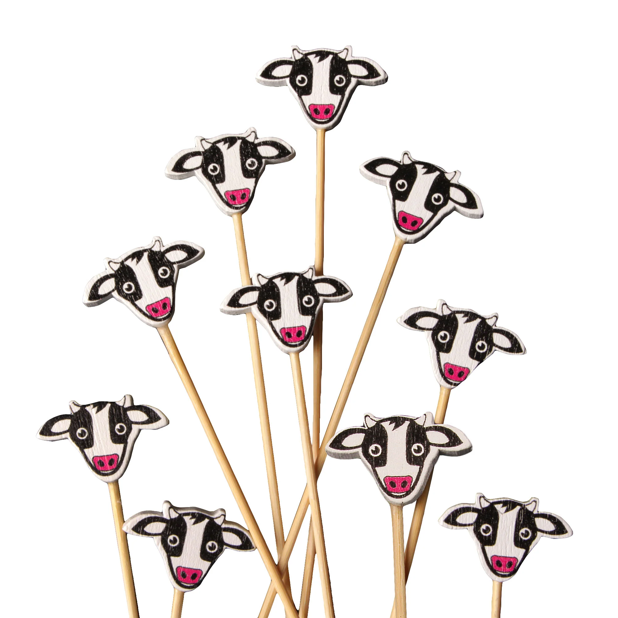 Cow Bamboo Food Picks - Image 11