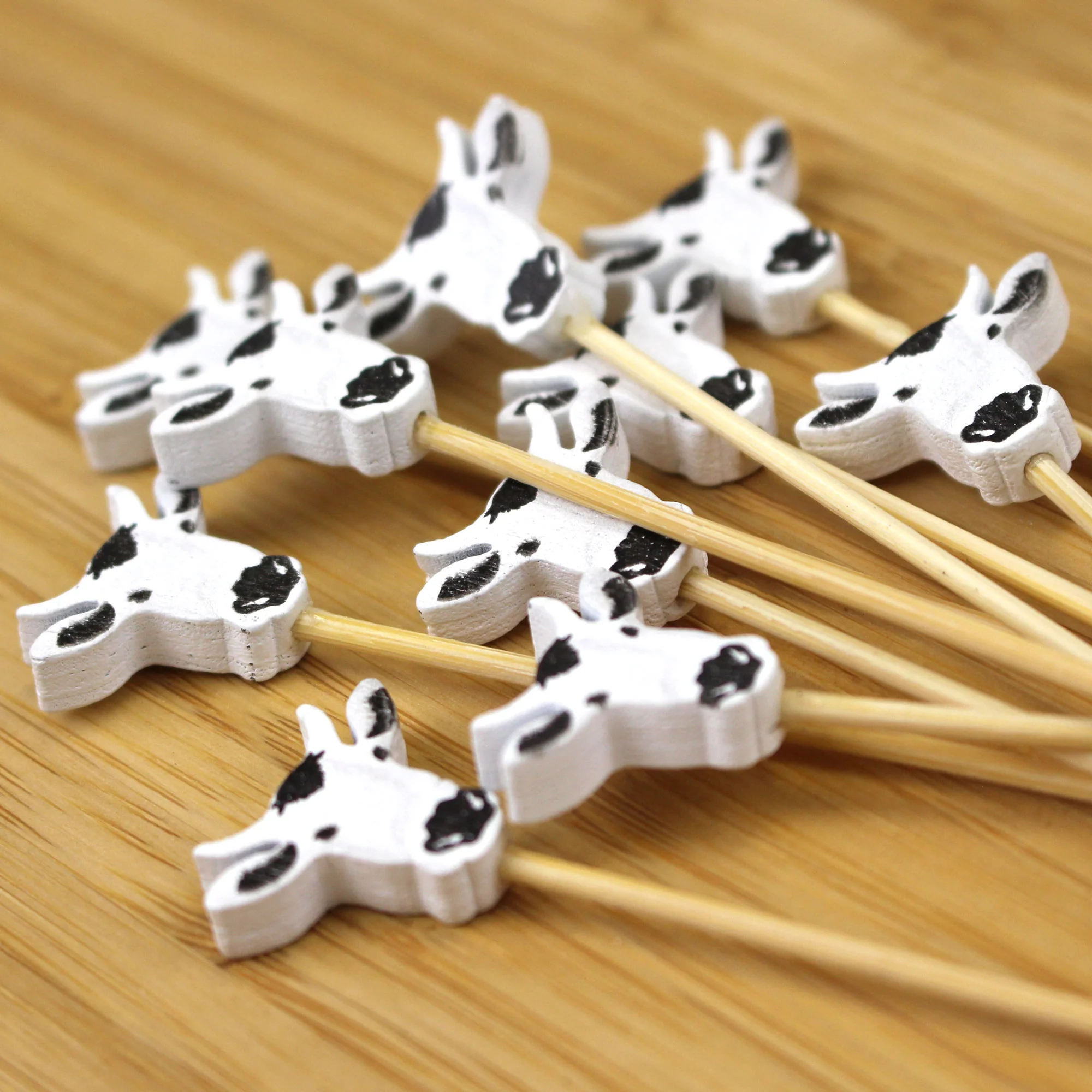 Cow Bamboo Food Picks - Image 9