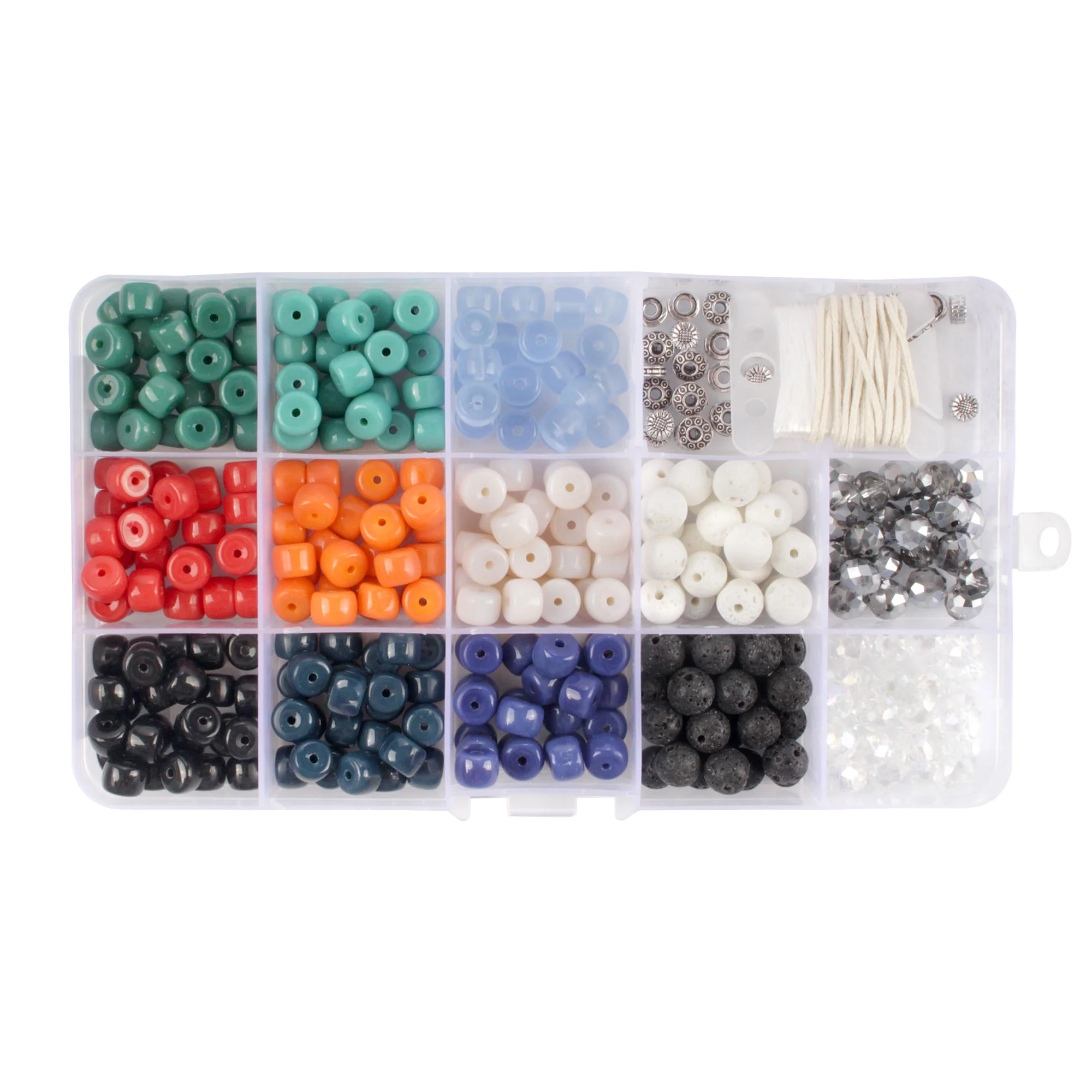 600pc Bead Kits - Stone, Beads, Alloy - Image 12