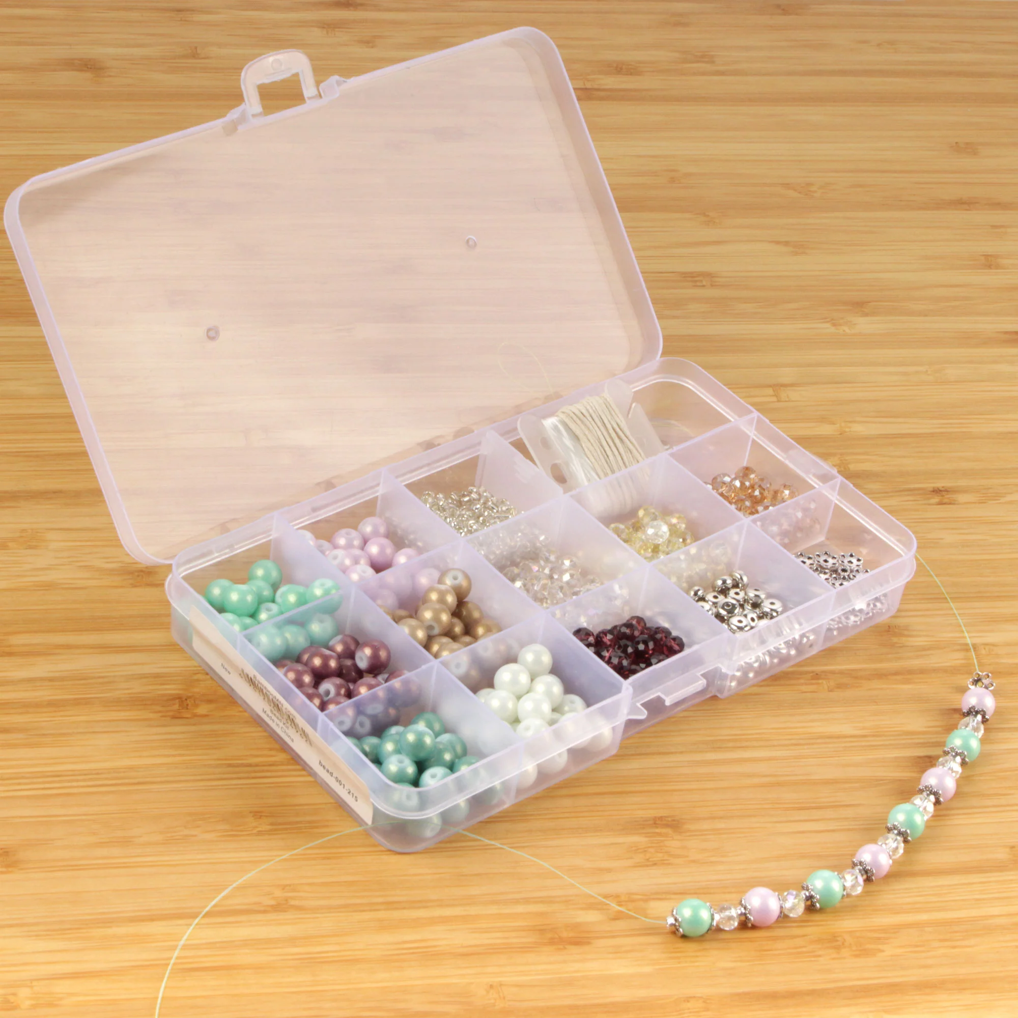 600pc Bead Kits - Stone, Beads, Alloy - Image 2