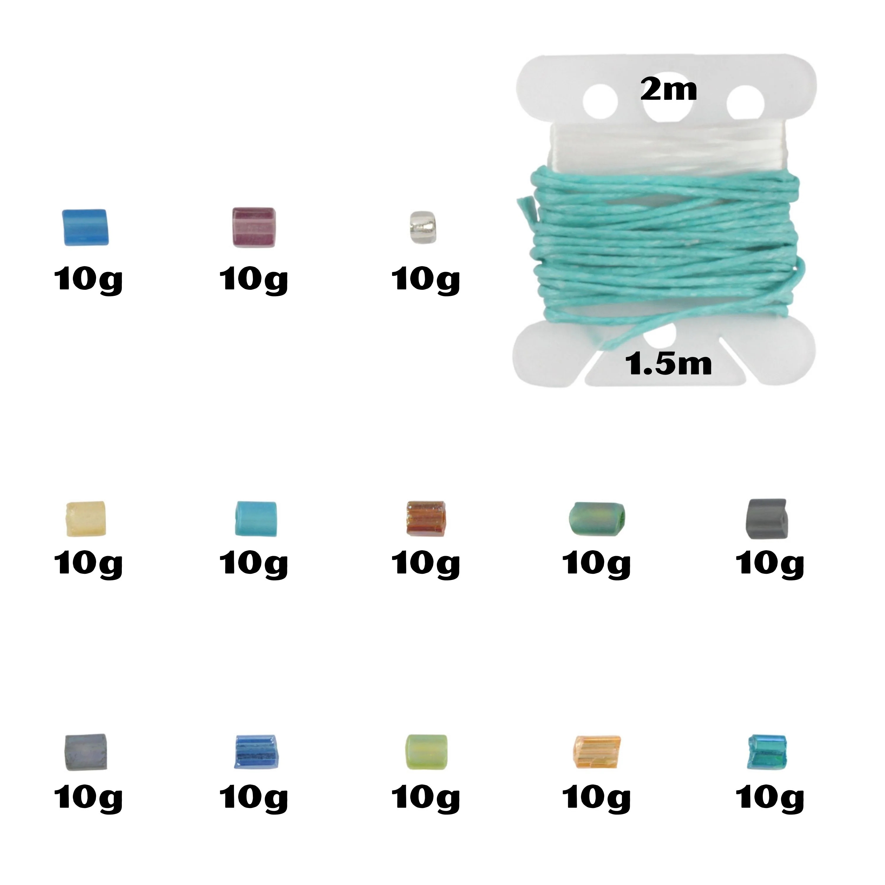 600pc Bead Kits - Stone, Beads, Alloy - Image 3