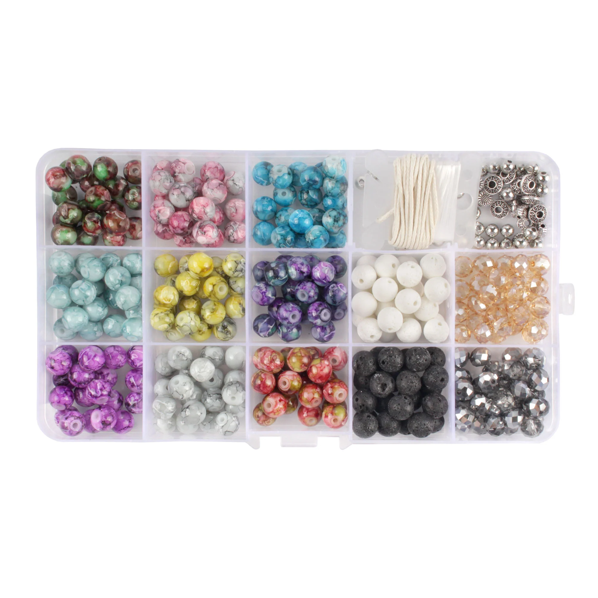 600pc Bead Kits - Stone, Beads, Alloy - Image 4
