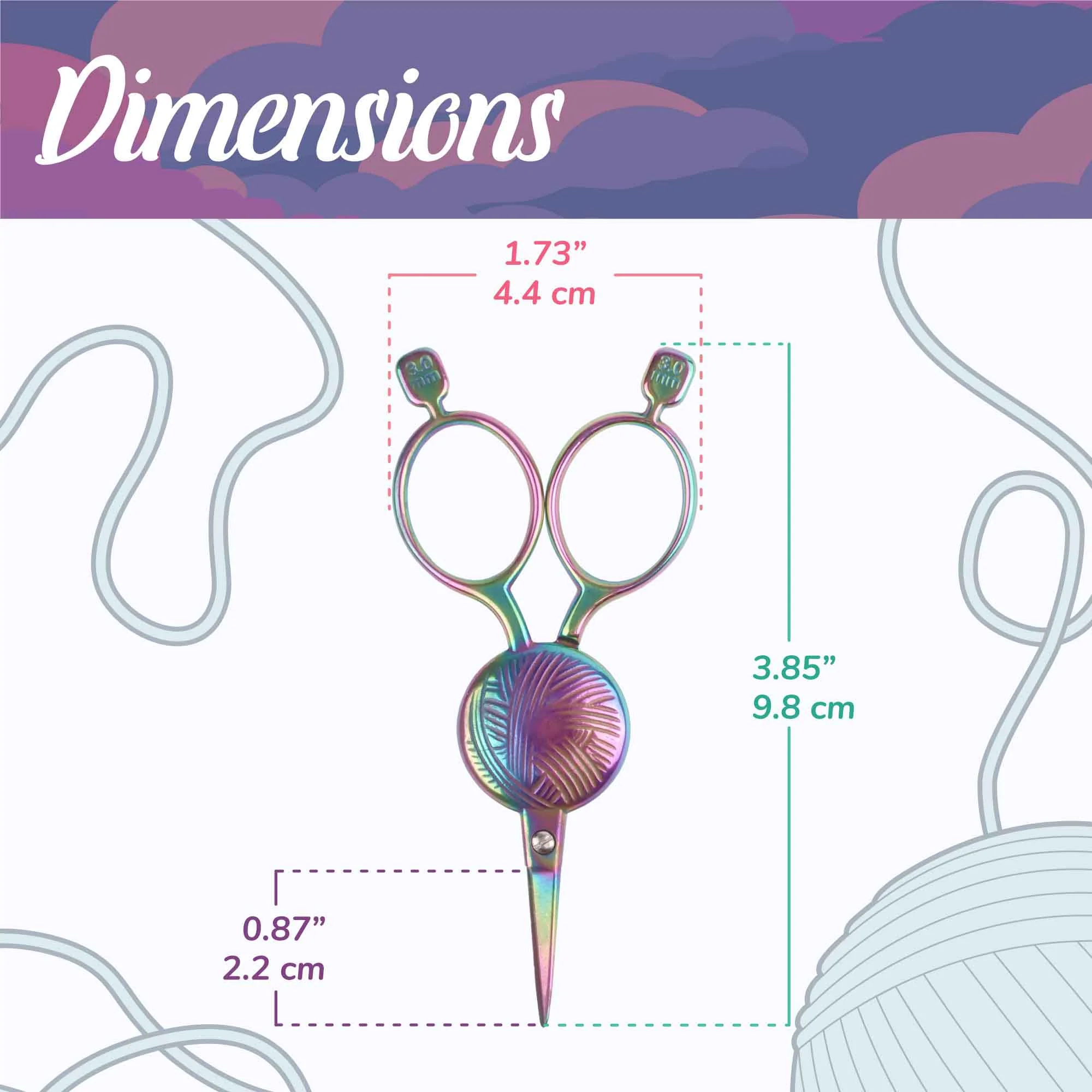 Yarn Ball Embroidery Scissors - Image 3