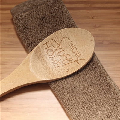 Home Sweet Home Custom Engraved Serving Spoon - Image 3