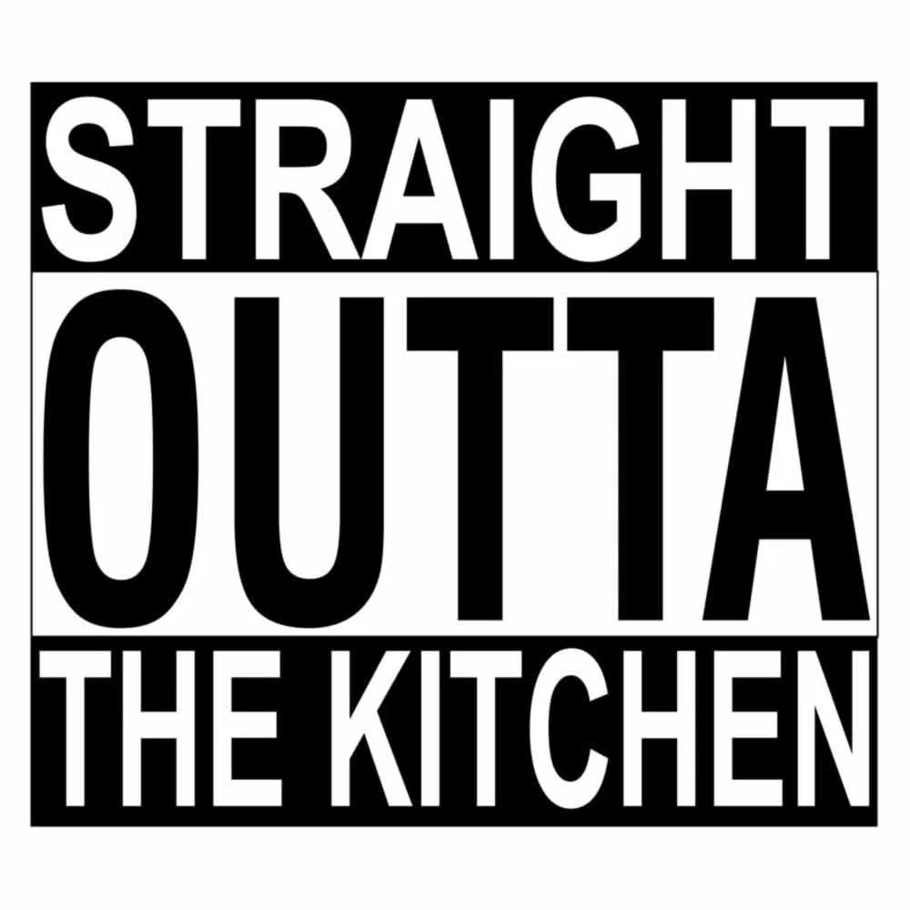 Straight Outta the Kitchen Custom Engraved Serving Spoon - Image 2