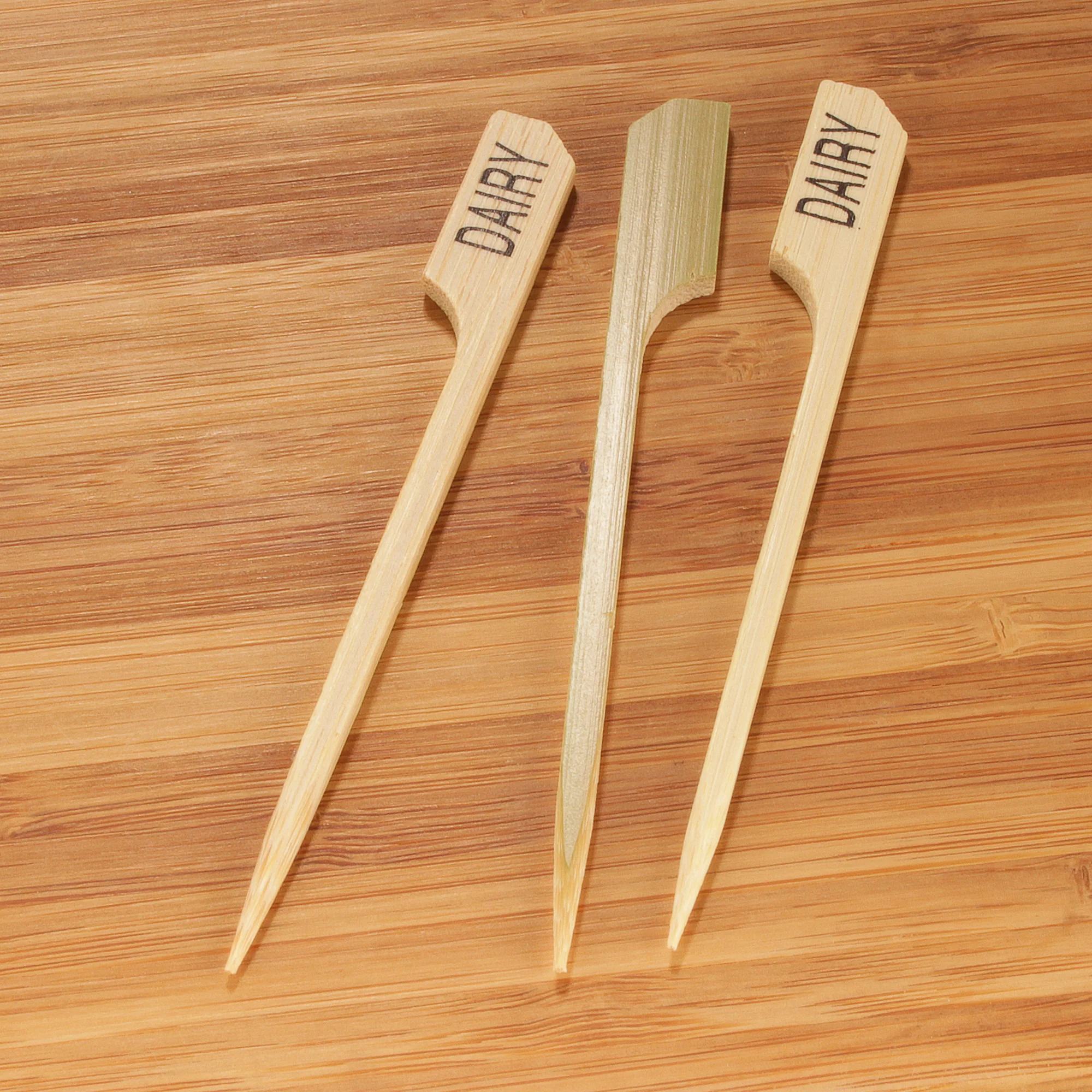 Dairy Paddle Bamboo Food Picks - Image 3