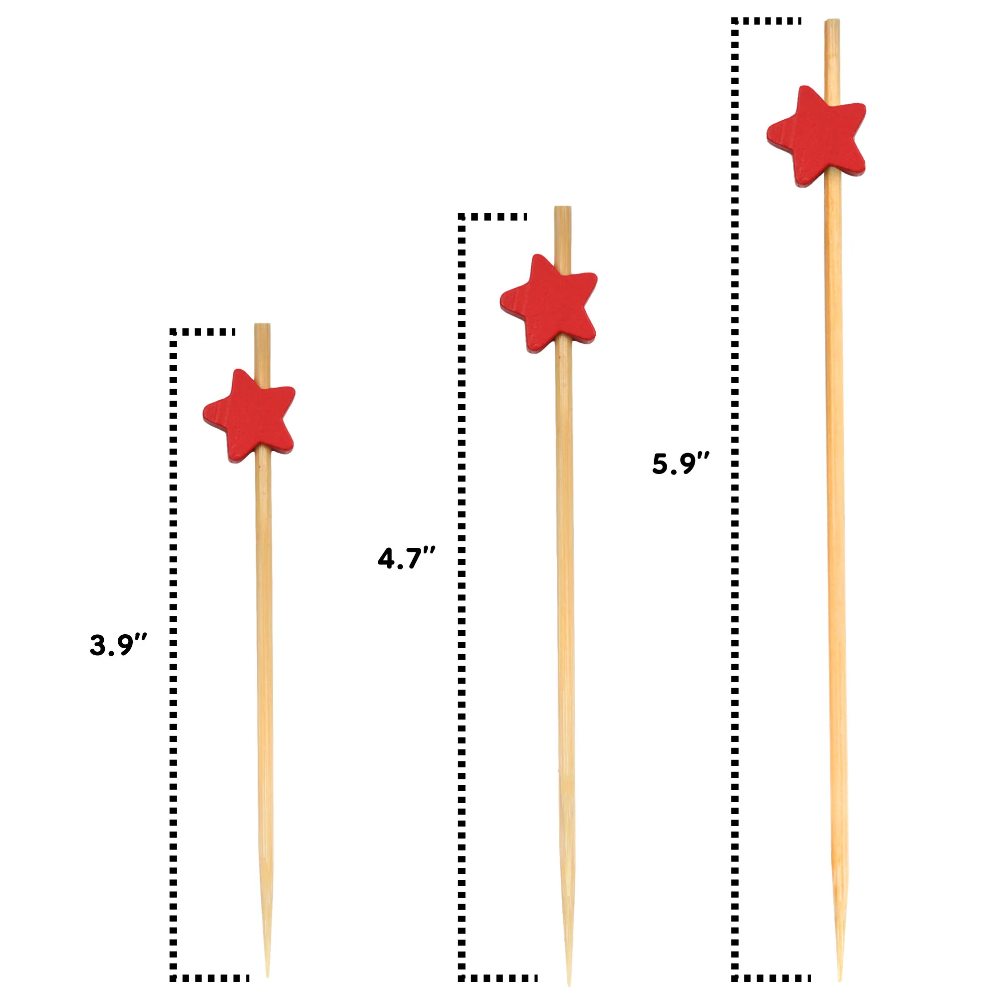 Star Bamboo Food Picks - Image 3