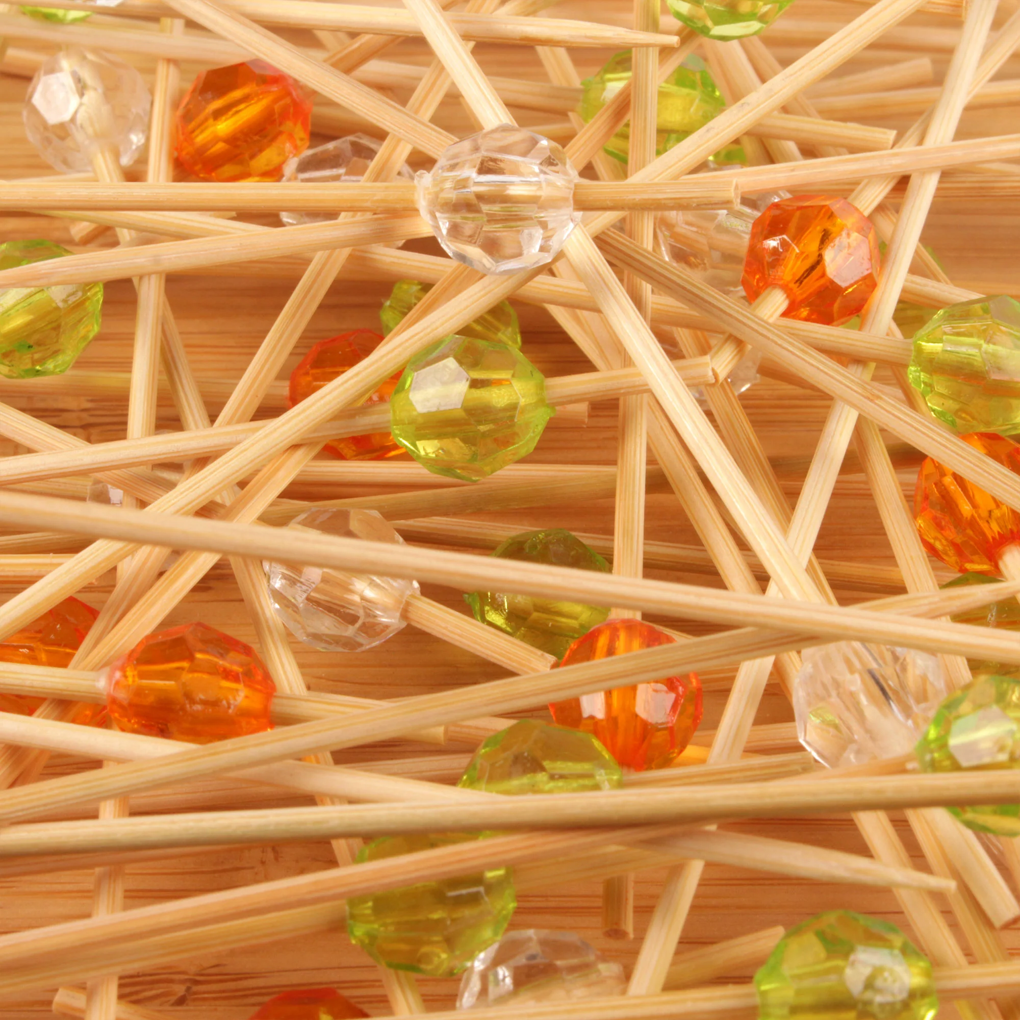Circle Diamond Bamboo Food Picks - Image 7