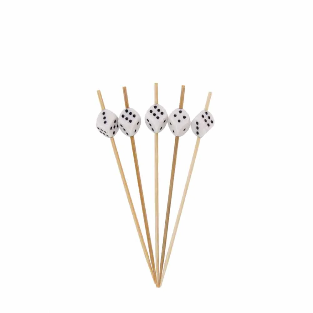 Dice Bamboo Food Picks - Image 13