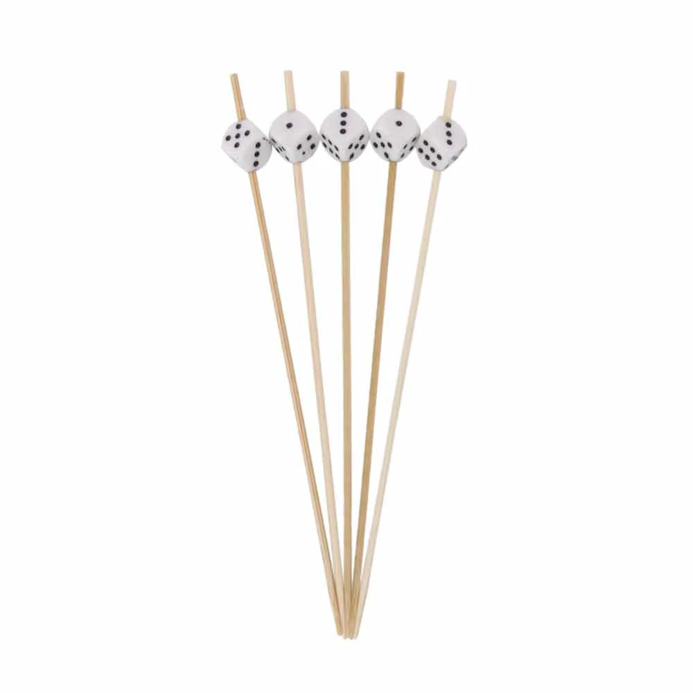 Dice Bamboo Food Picks - Image 19