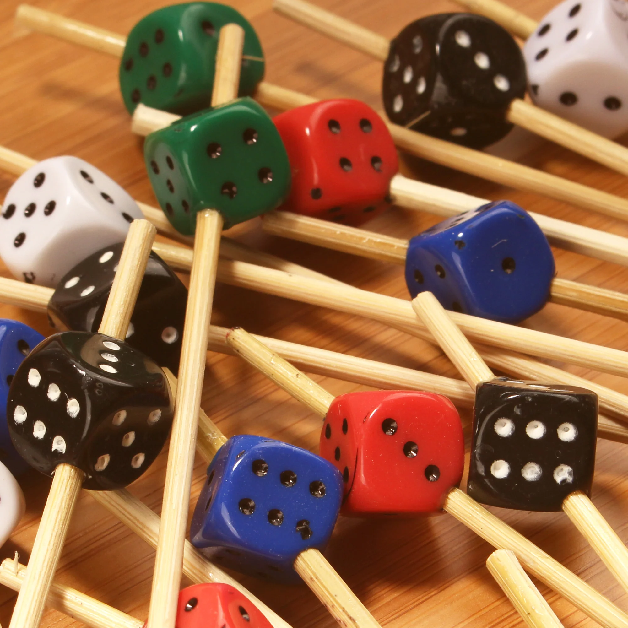 Dice Bamboo Food Picks - Image 2