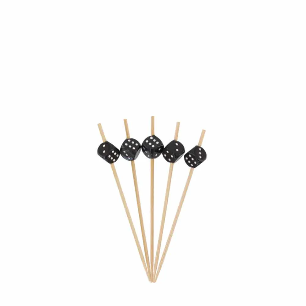 Dice Bamboo Food Picks - Image 3
