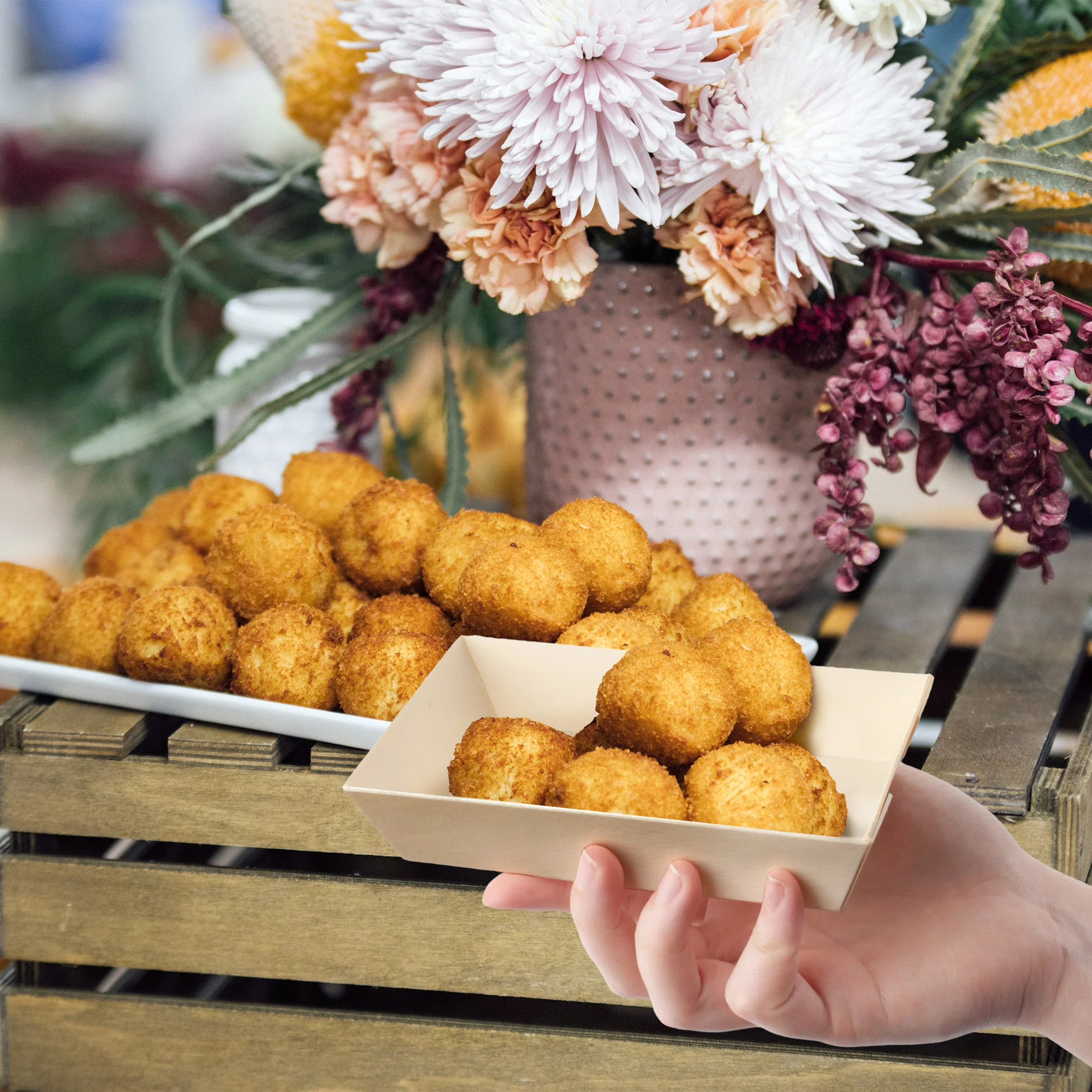 Disposable Wood Food Container Boxes - Image 3