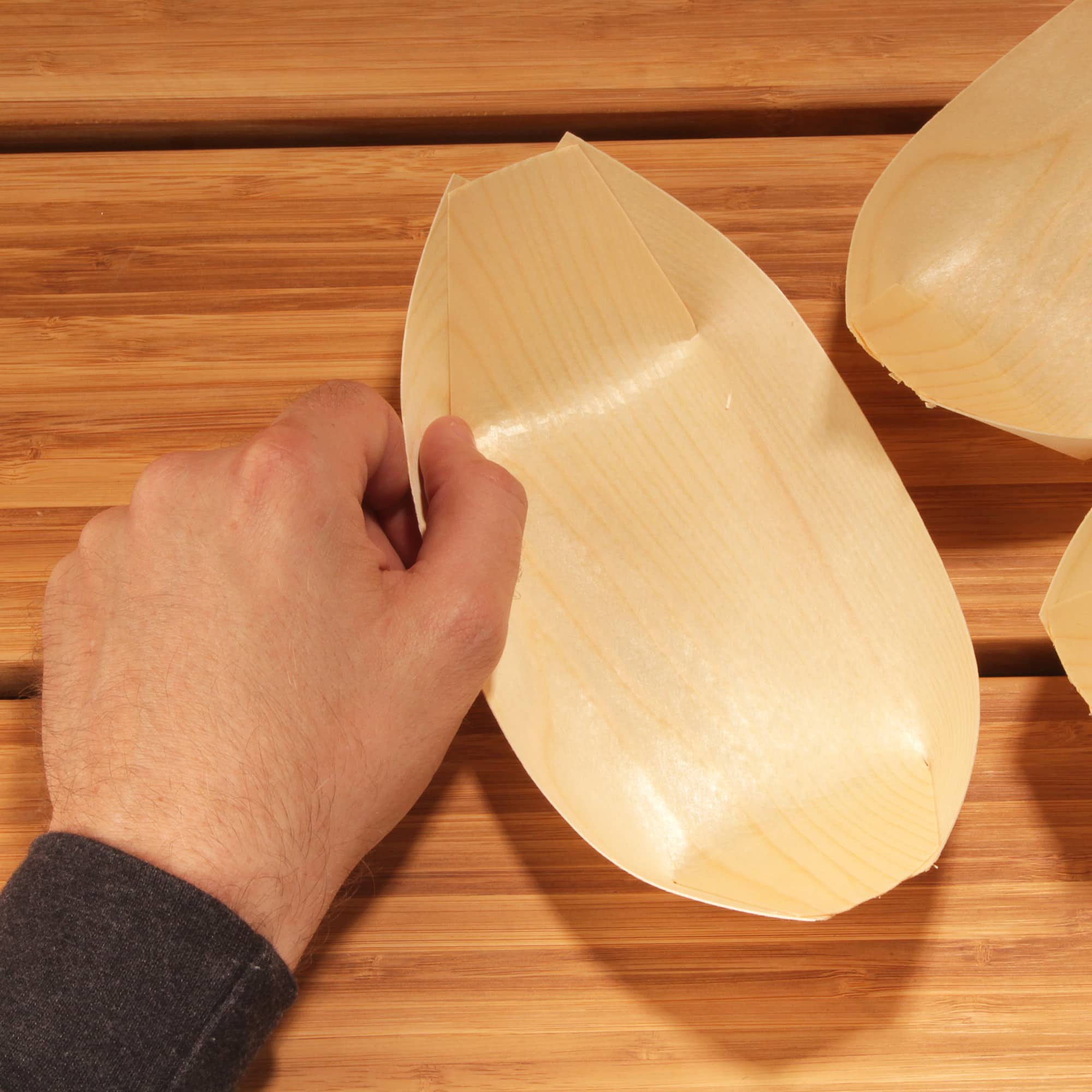 Disposable Wood Boat Food Trays - Image 11