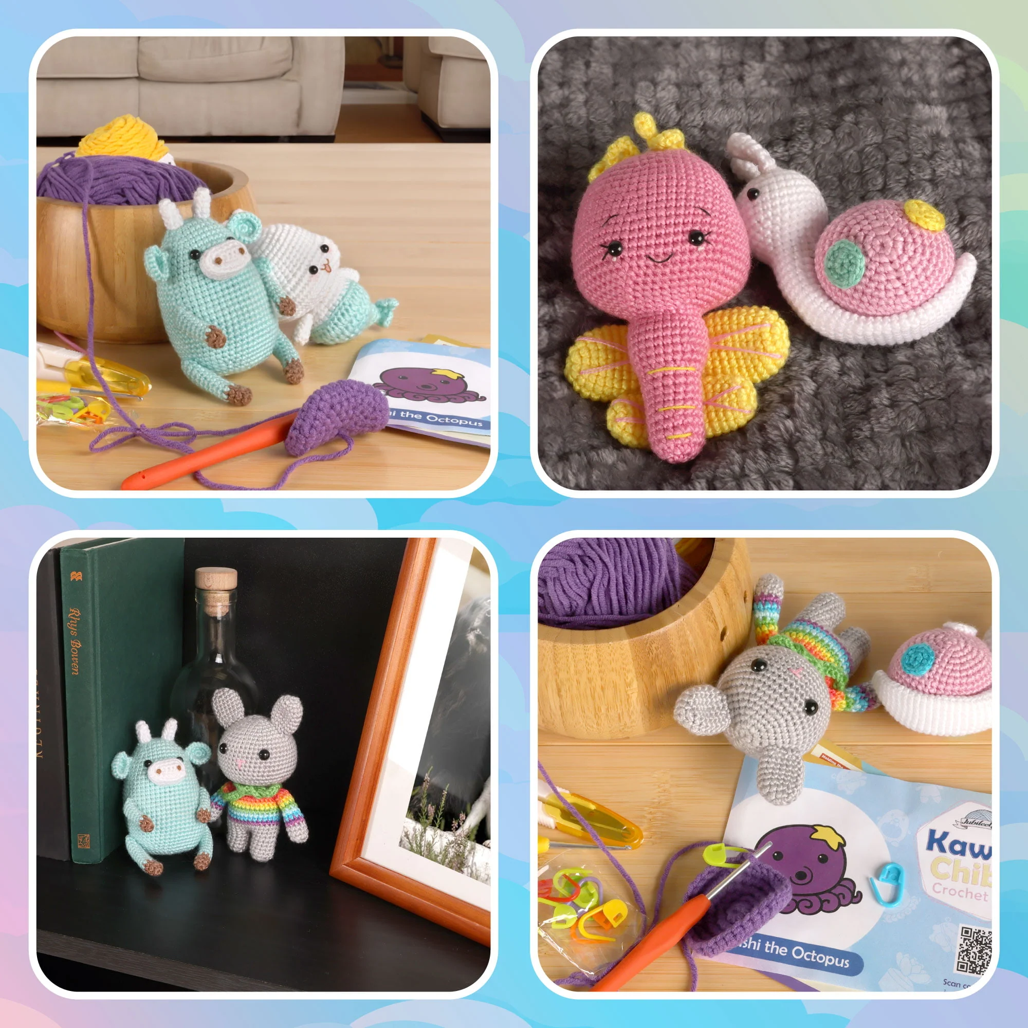 Kururu the Frog Kawaii Chibis Crochet Kit - Image 6