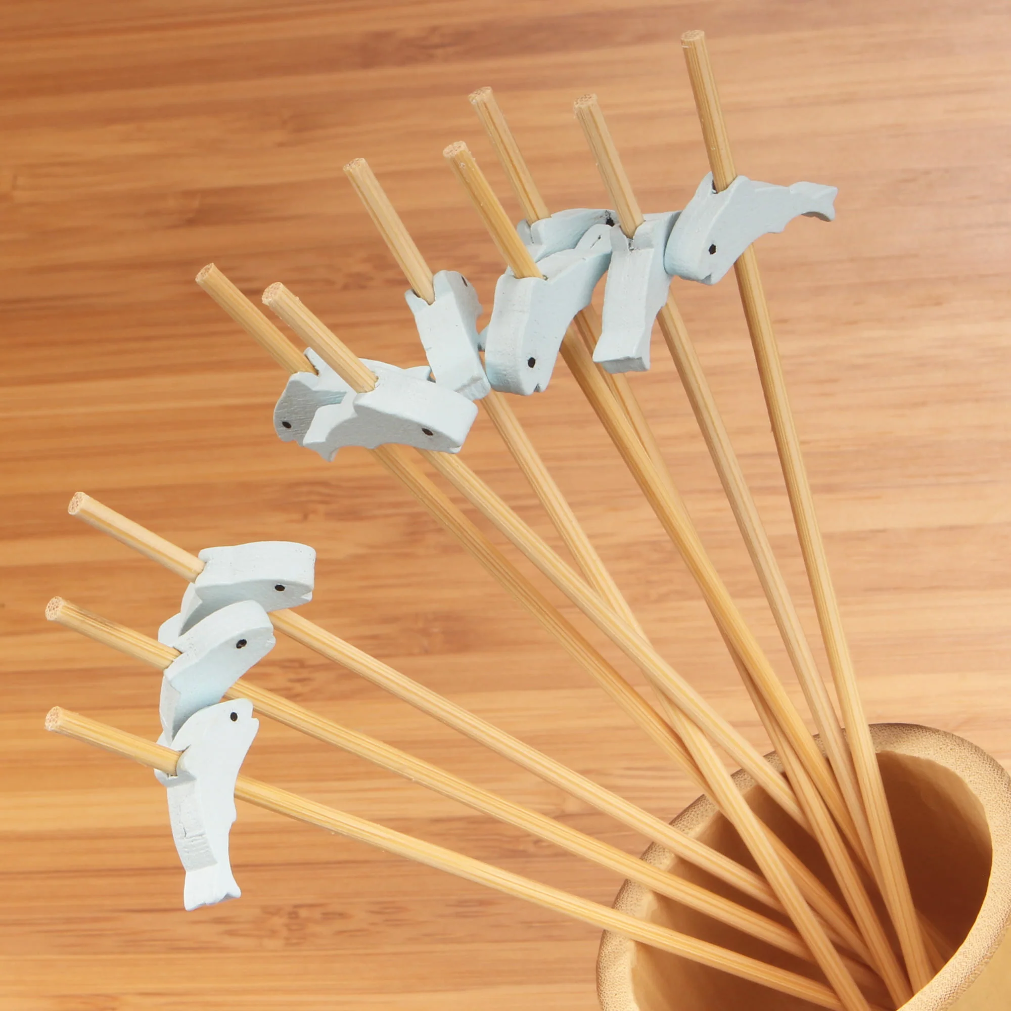 Dolphin Bamboo Food Picks - Image 6