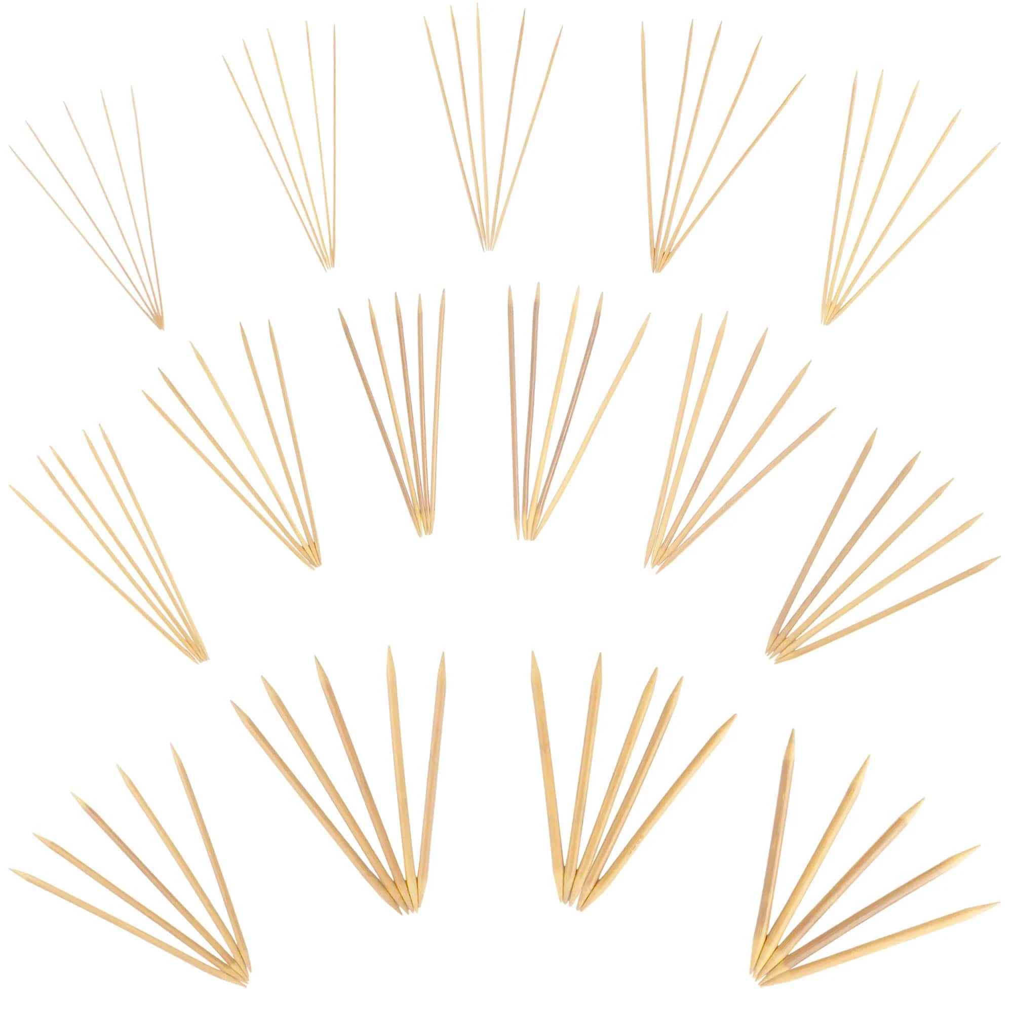 Double Point Bamboo Knitting Needle 15 Size Sets - Image 14