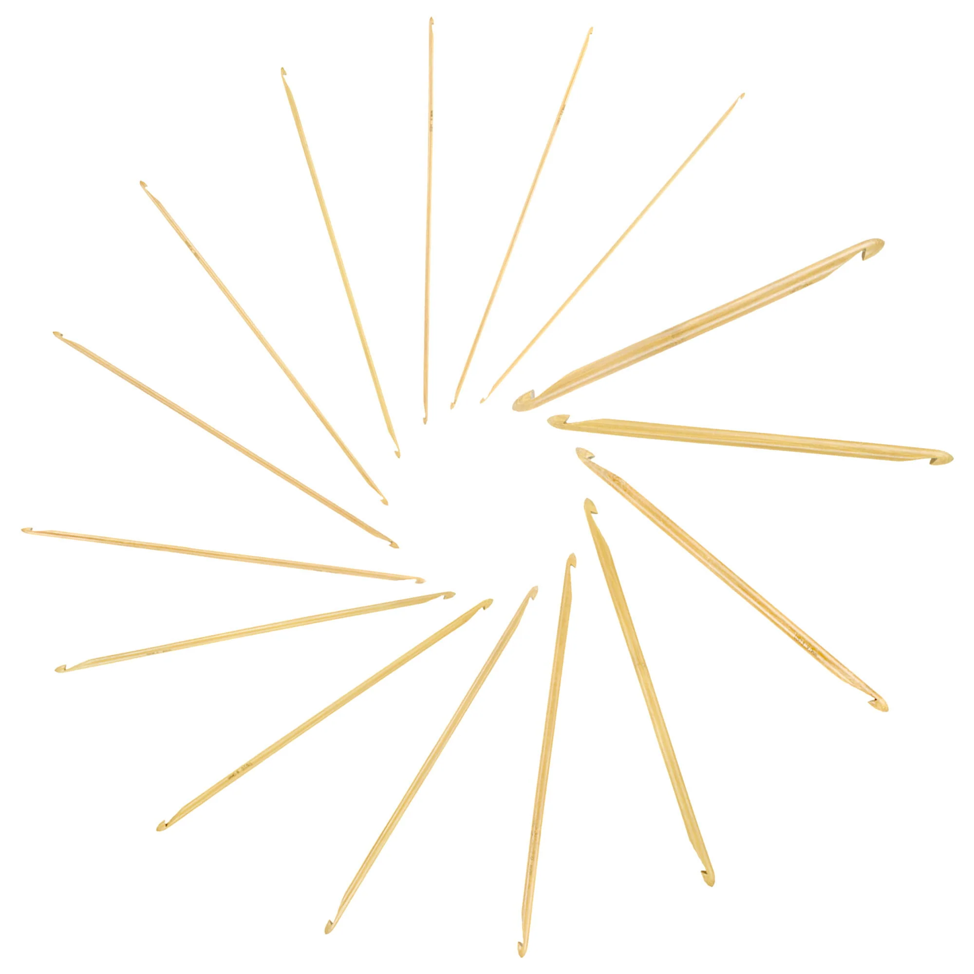 Double Ended Bamboo Crochet Hook Set - Image 7