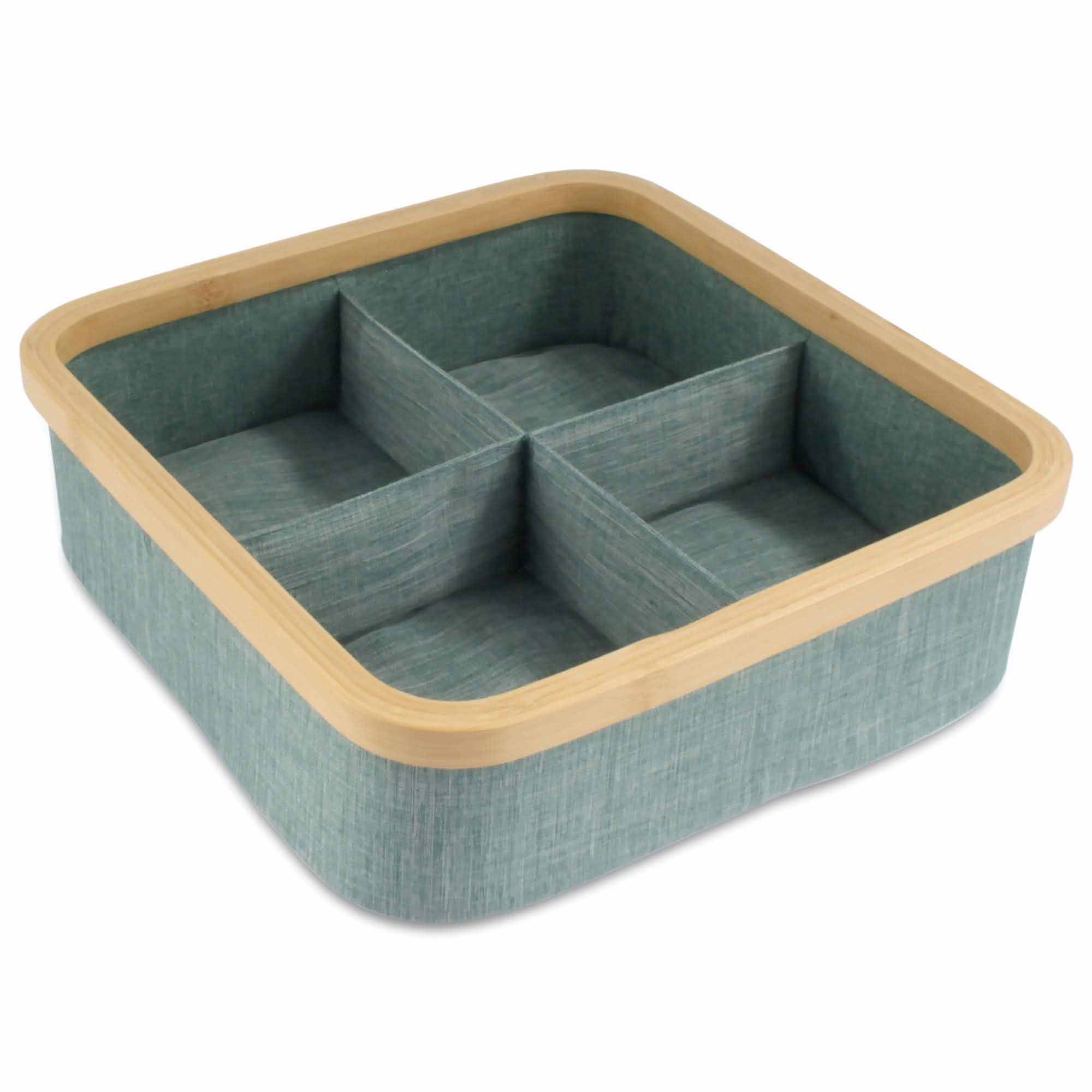 4 Cell Bamboo Dividing Organizer - Image 2