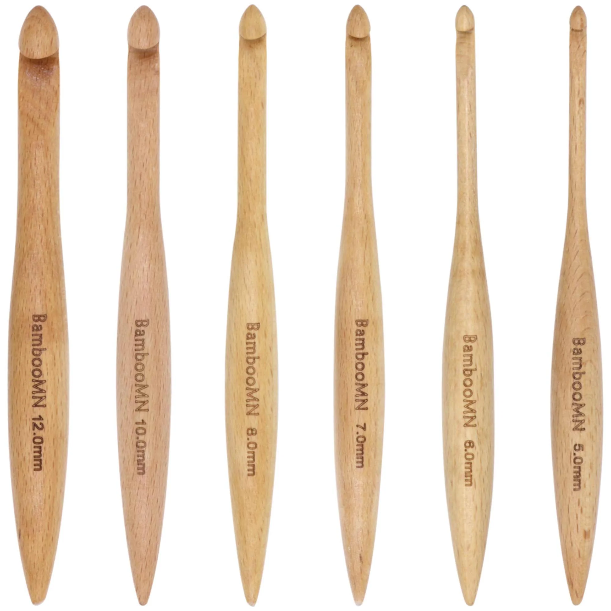 Ergonomic Bamboo Crochet Hook - Image 14
