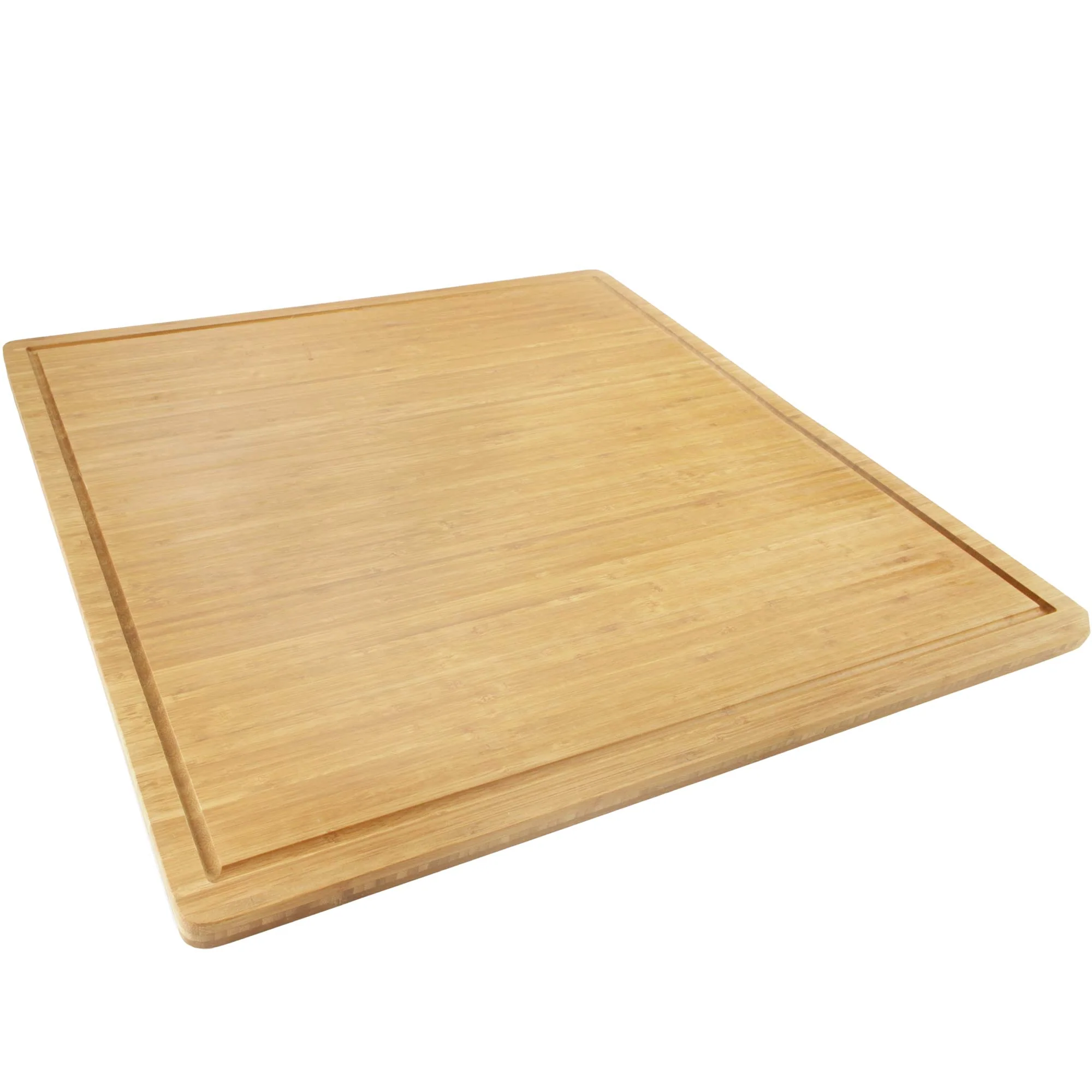 Extra Large Flat/Grooved Bamboo Cutting Board - Image 3