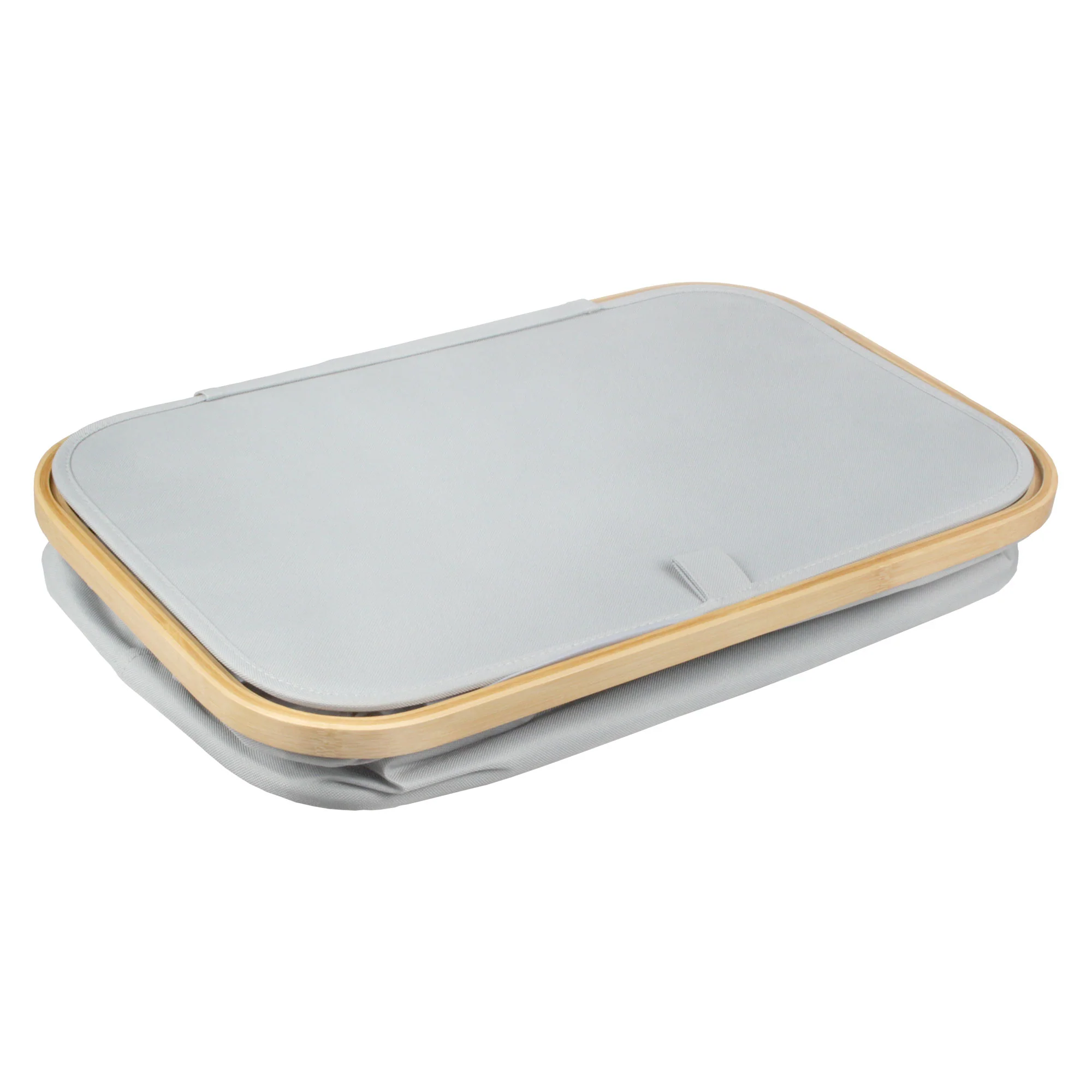 Rectangular Extra Large Bamboo Hamper with Lid - Image 7
