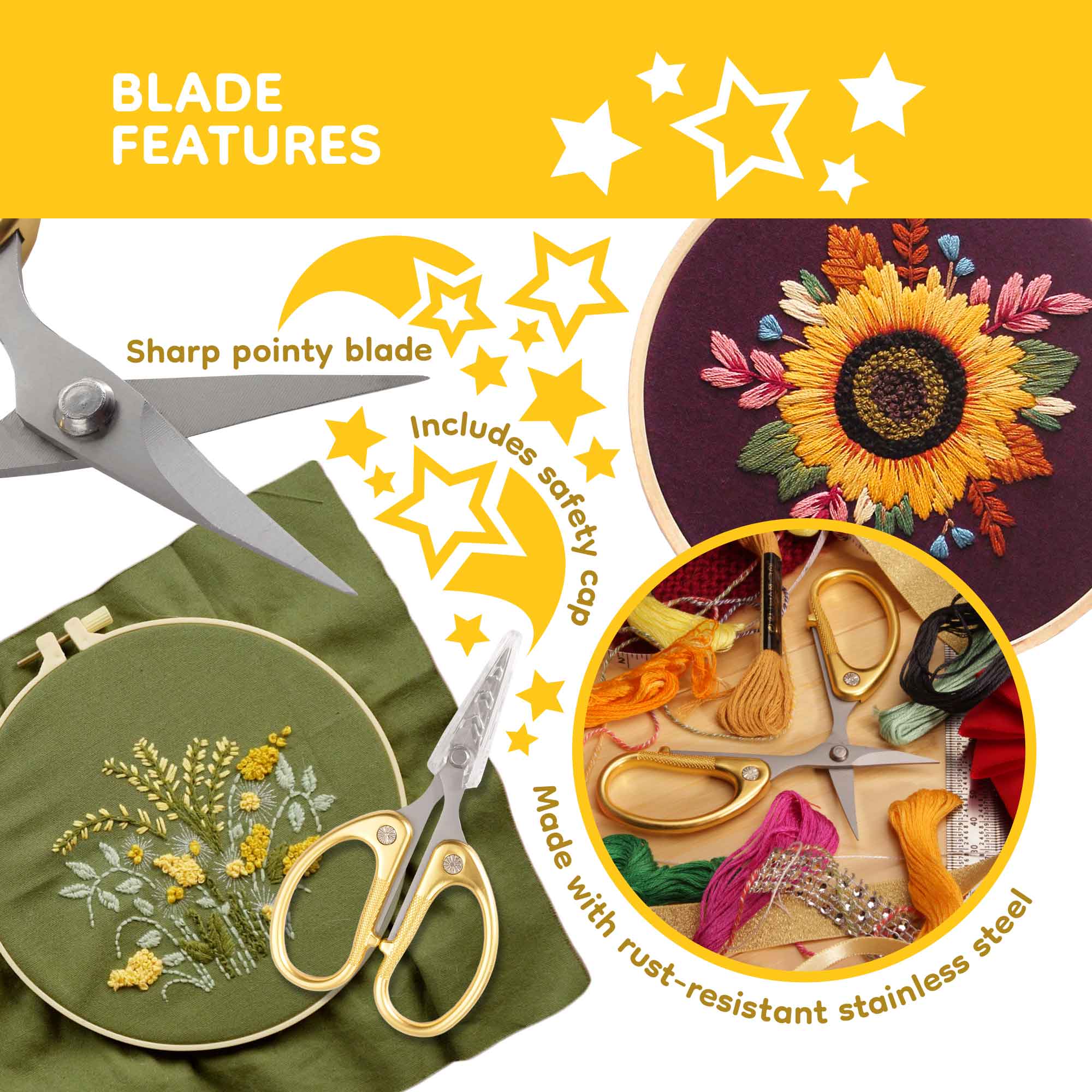 Gold Standard Embroidery Scissors - Image 4