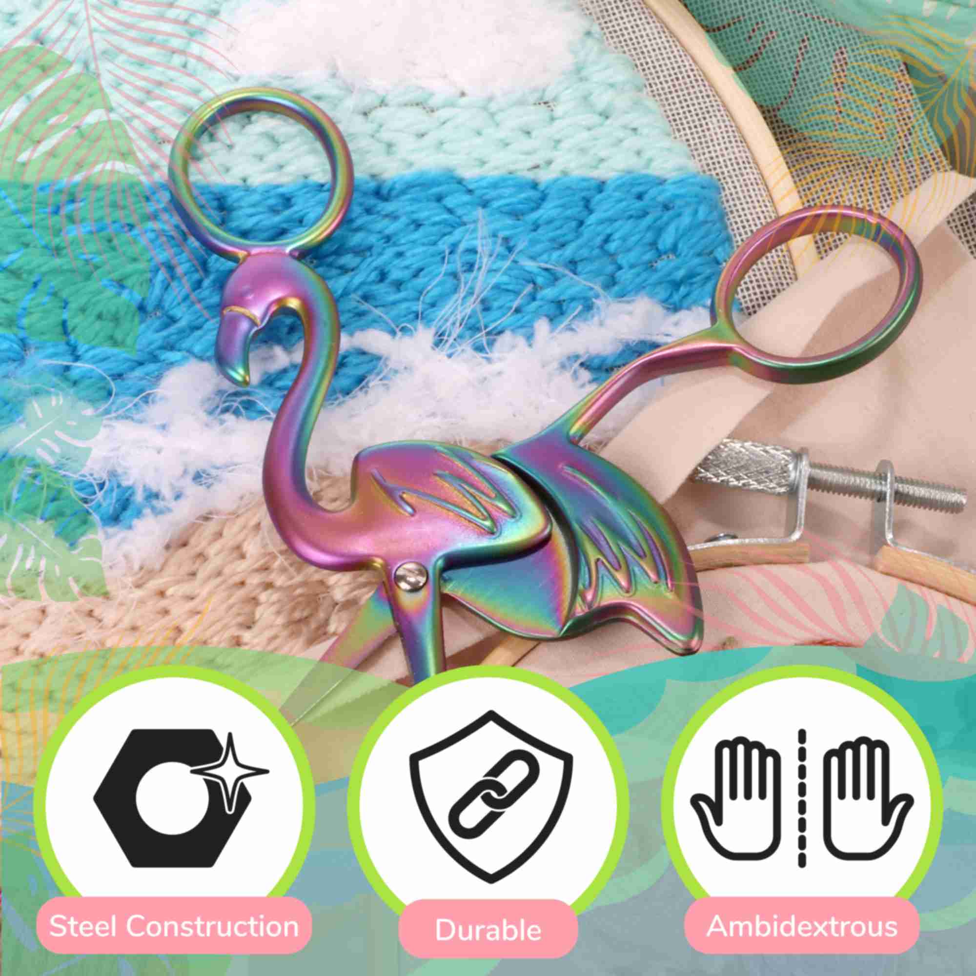 Flamingo Embroidery Scissors - Image 5