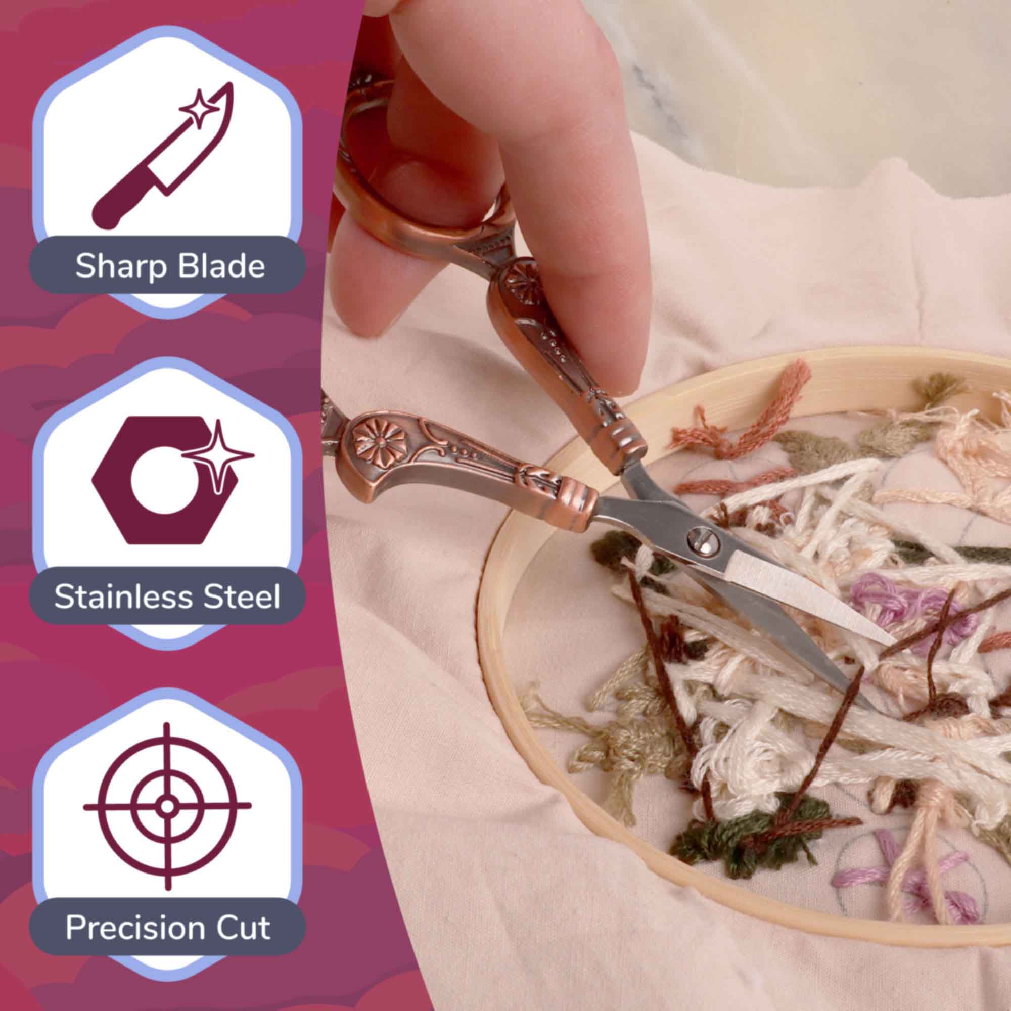 Flourish Embroidery Scissors - Image 5