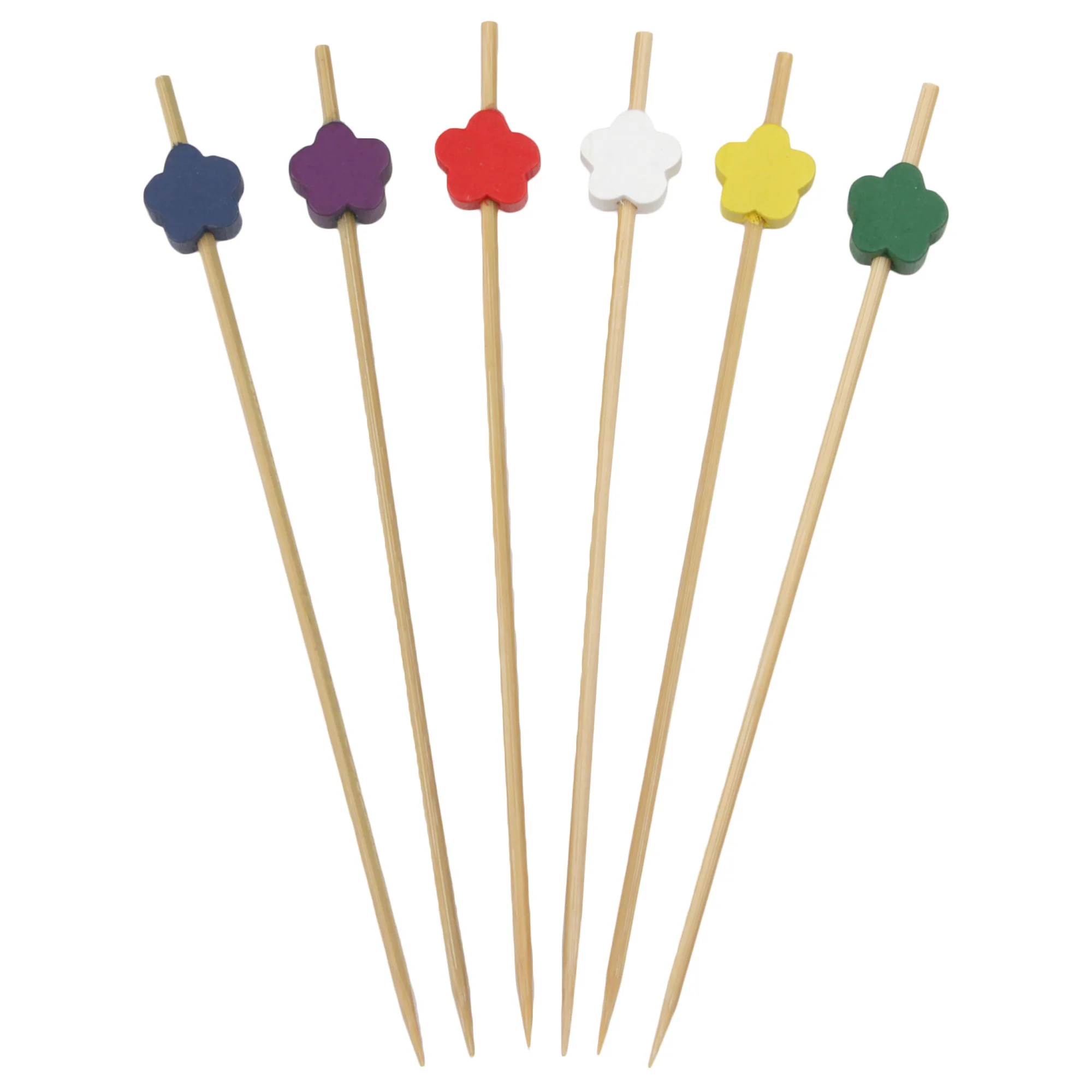 Flower Bamboo Food Picks - Image 8